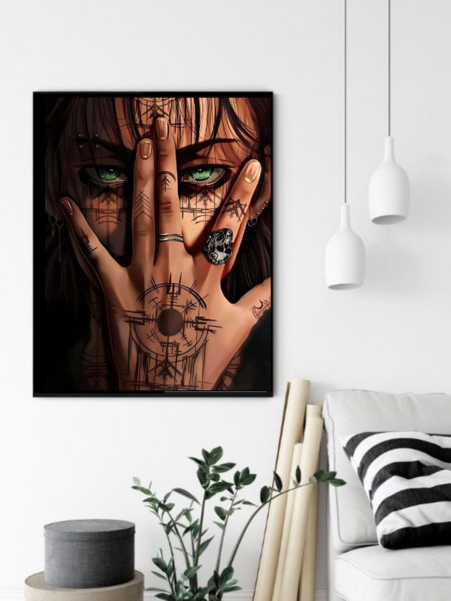 تابلو قاب عکس حمله به تایتان attack on titan