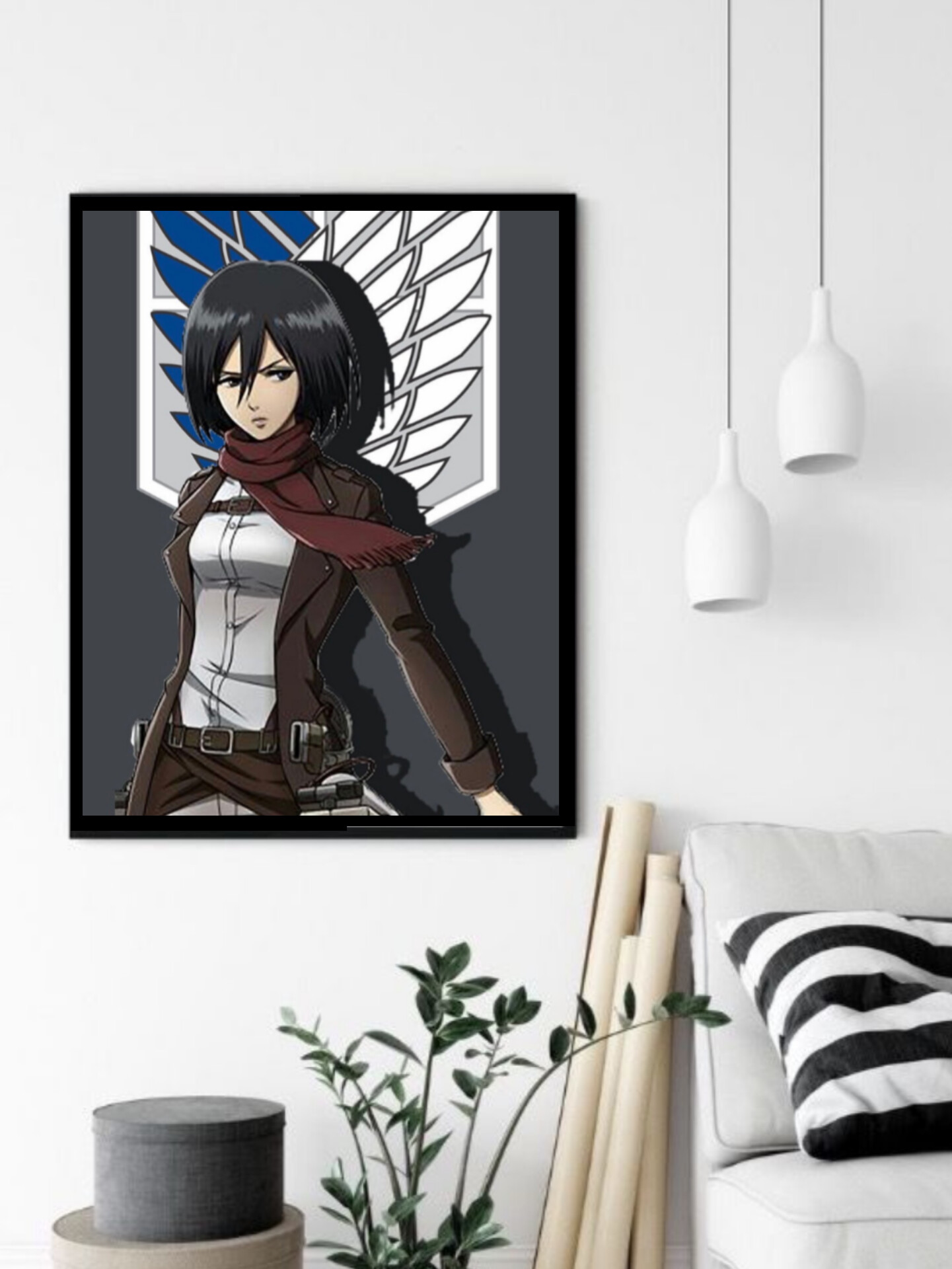 تابلو قاب عکس حمله به تایتان attack on titan