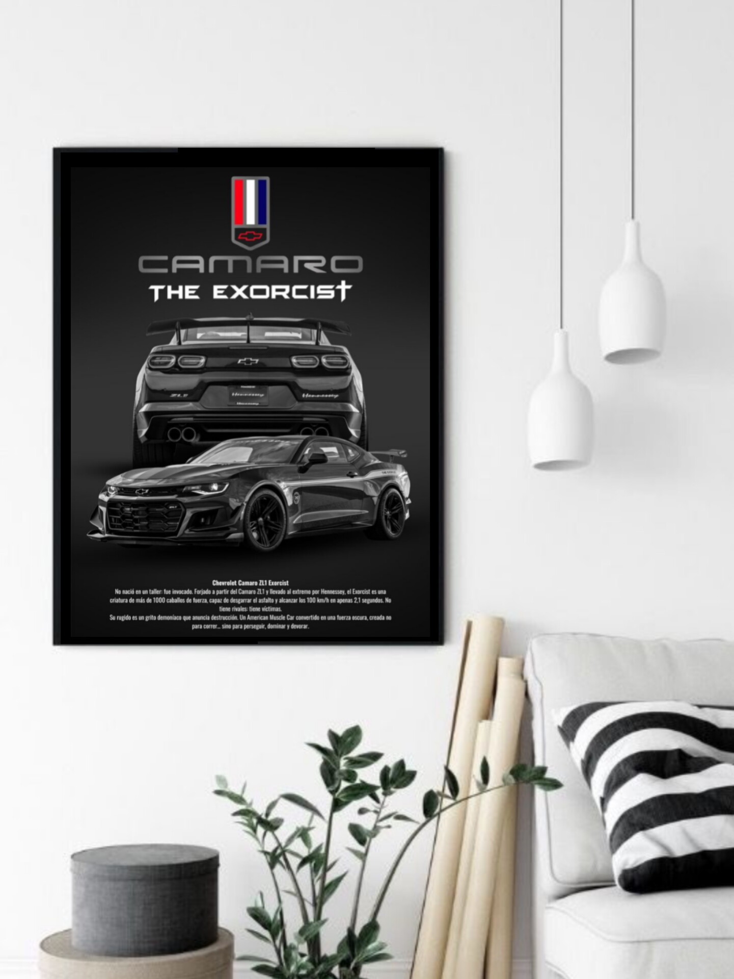 تابلو قاب عکس شورولت chevrolet