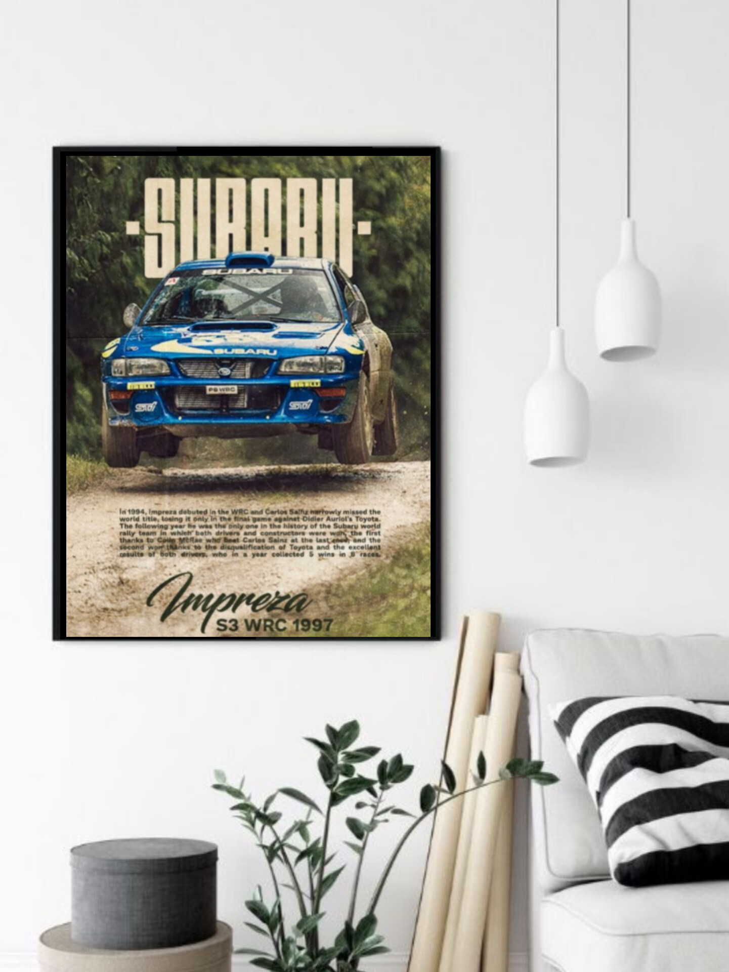 تابلو قاب عکس سوبارو subaru