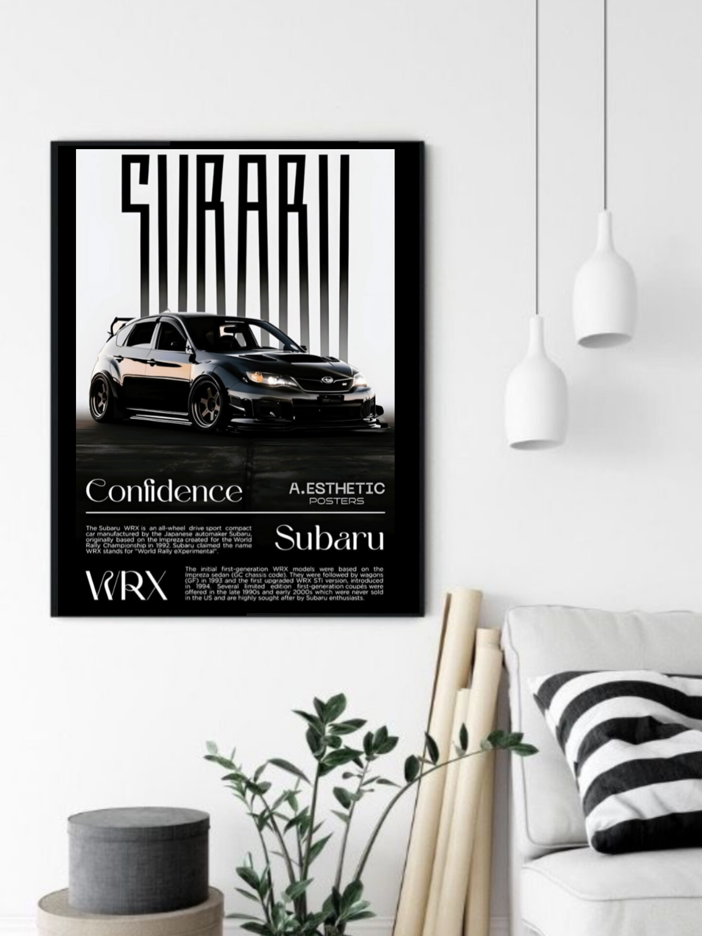 تابلو قاب عکس سوبارو subaru