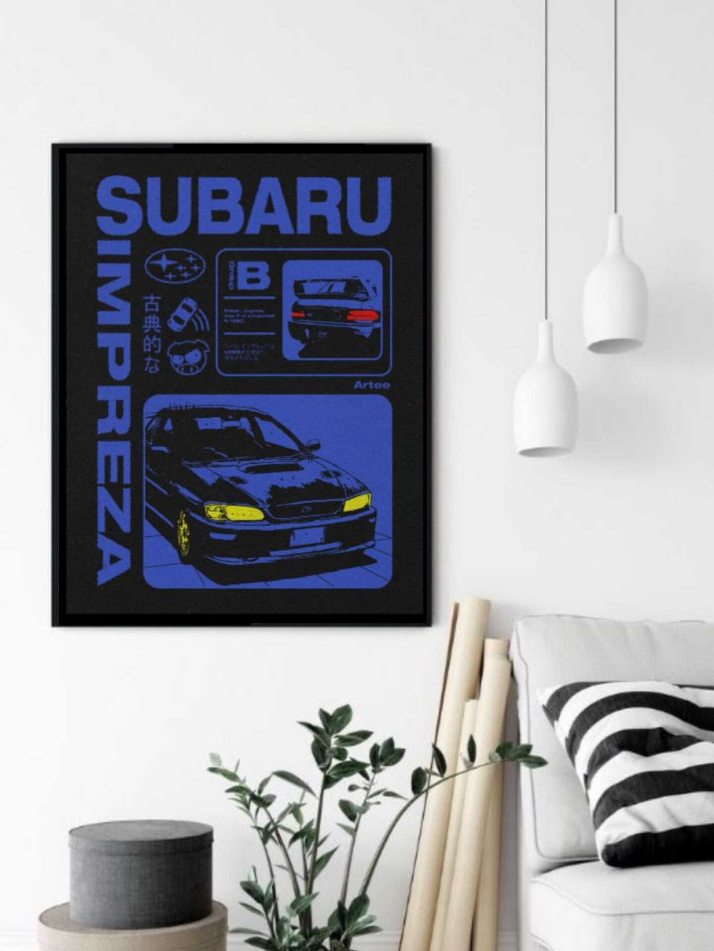 تابلو قاب عکس سوبارو subaru