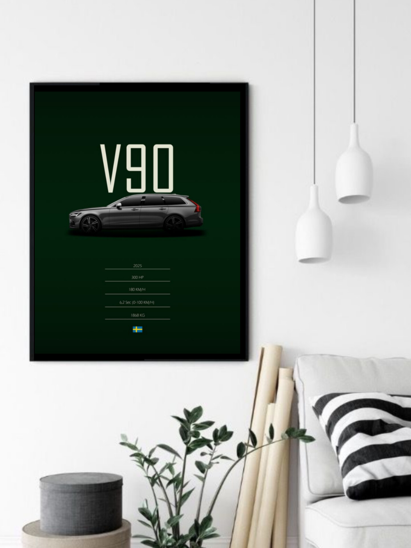 تابلو قاب عکس ولوو volvo