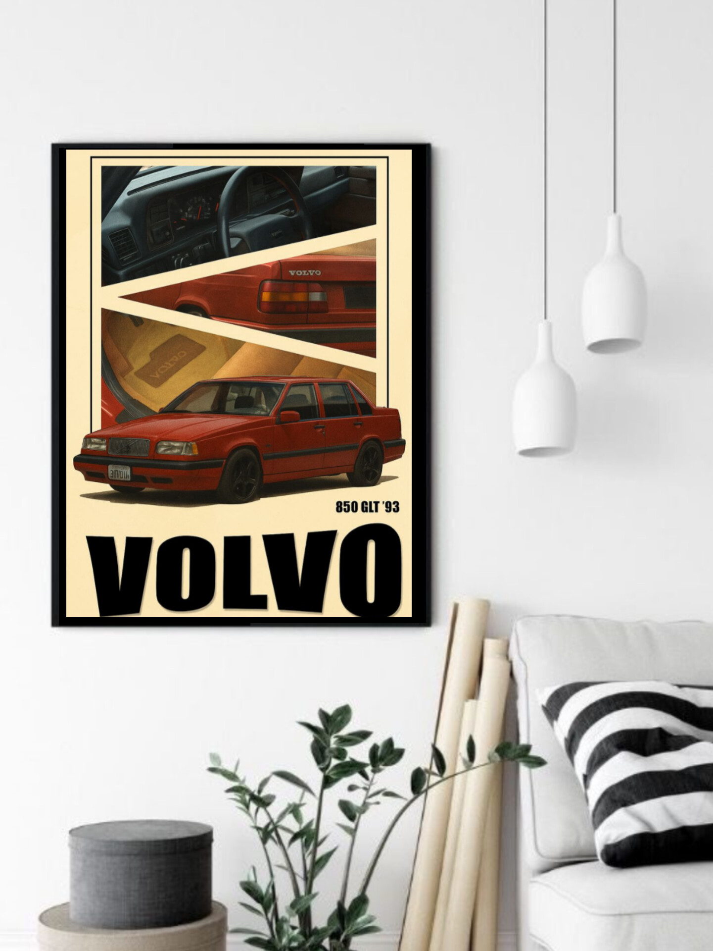تابلو قاب عکس ولوو volvo