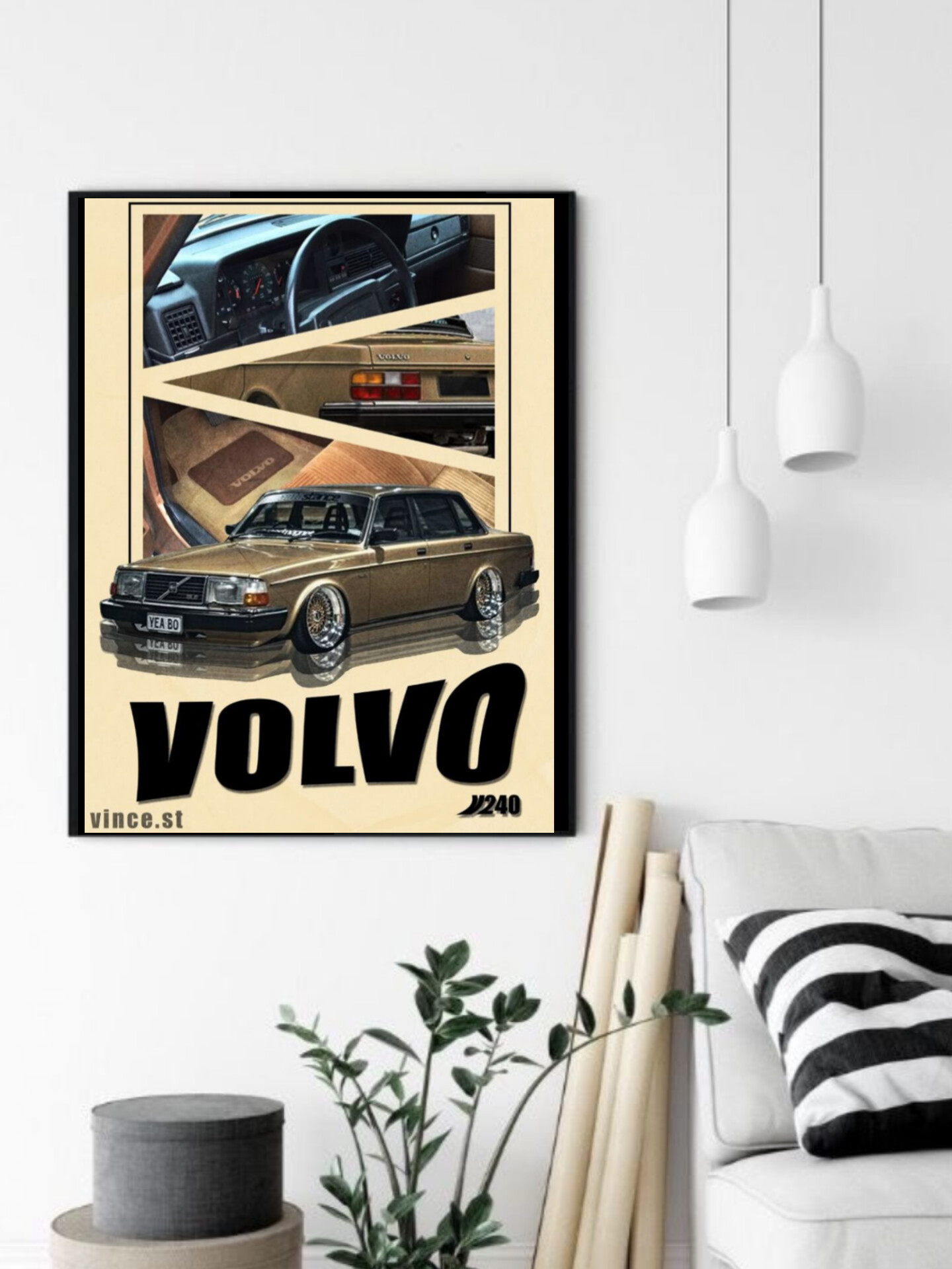 تابلو قاب عکس ولوو volvo