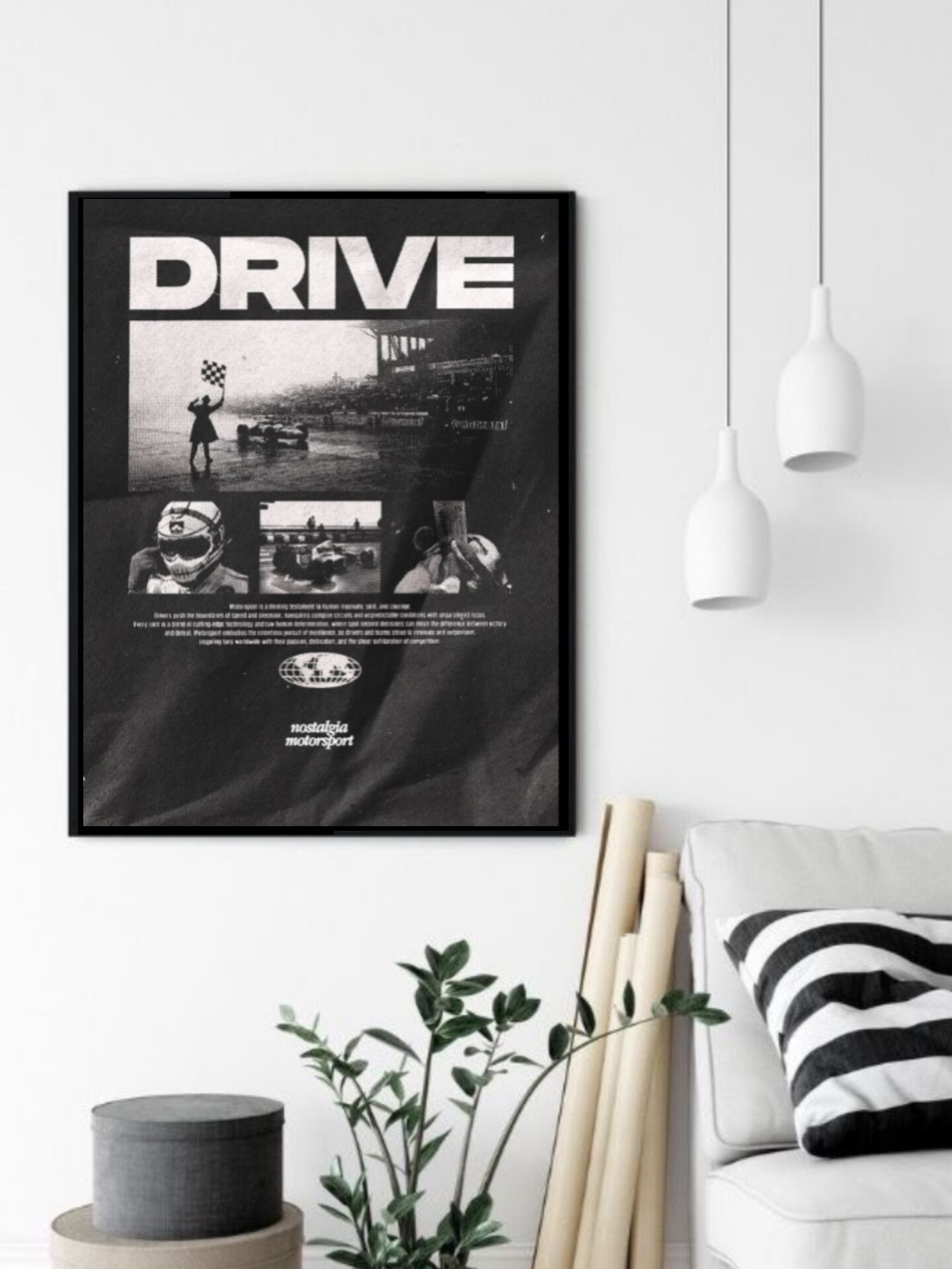 تابلو قاب عکس رانندگی drive