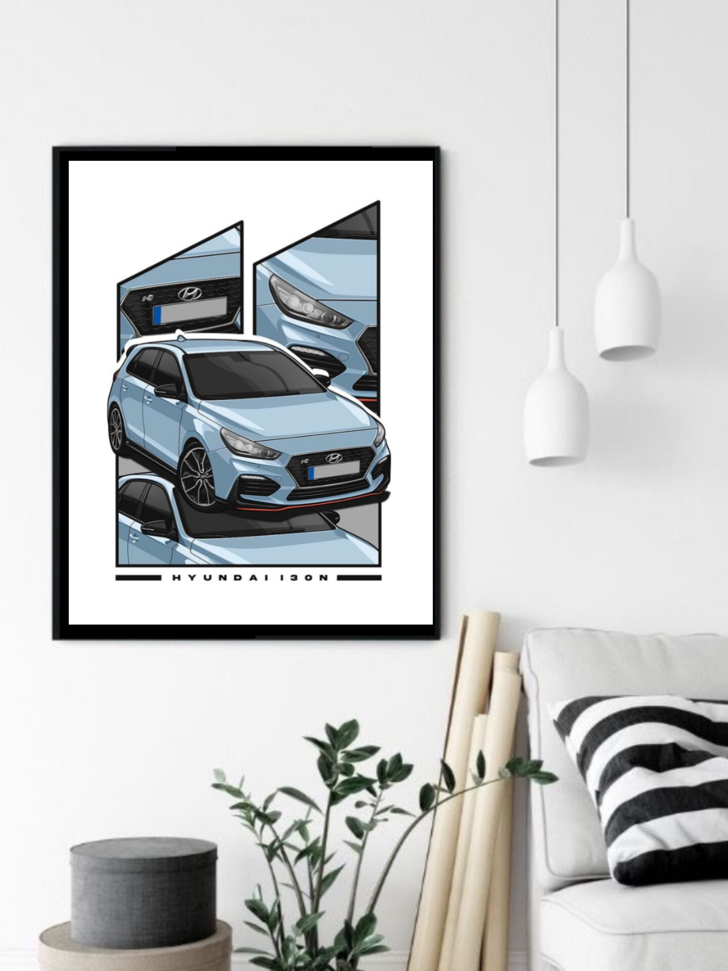 تابلو قاب عکس هیوندای hyundai