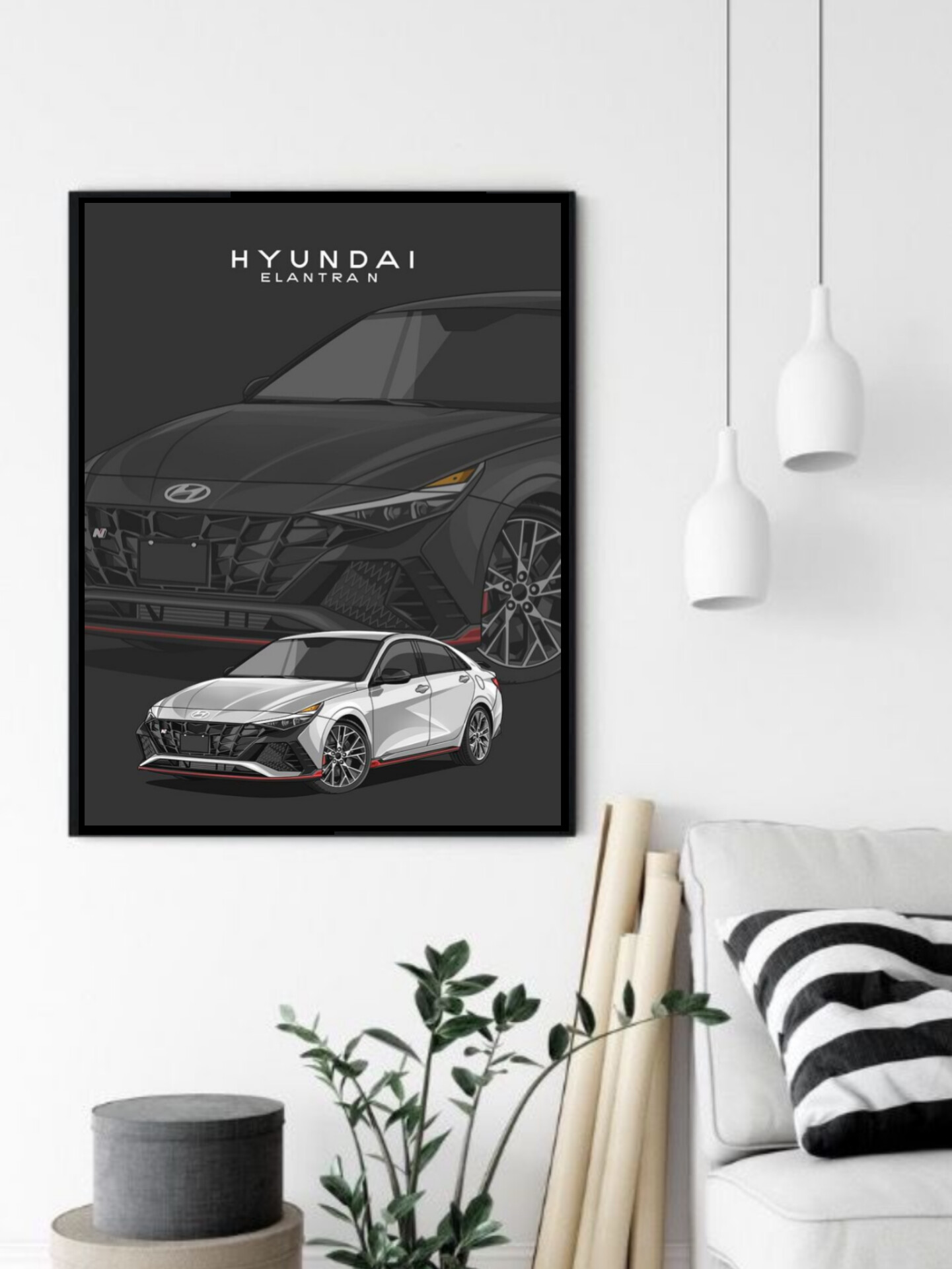 تابلو قاب عکس هیوندای hyundai