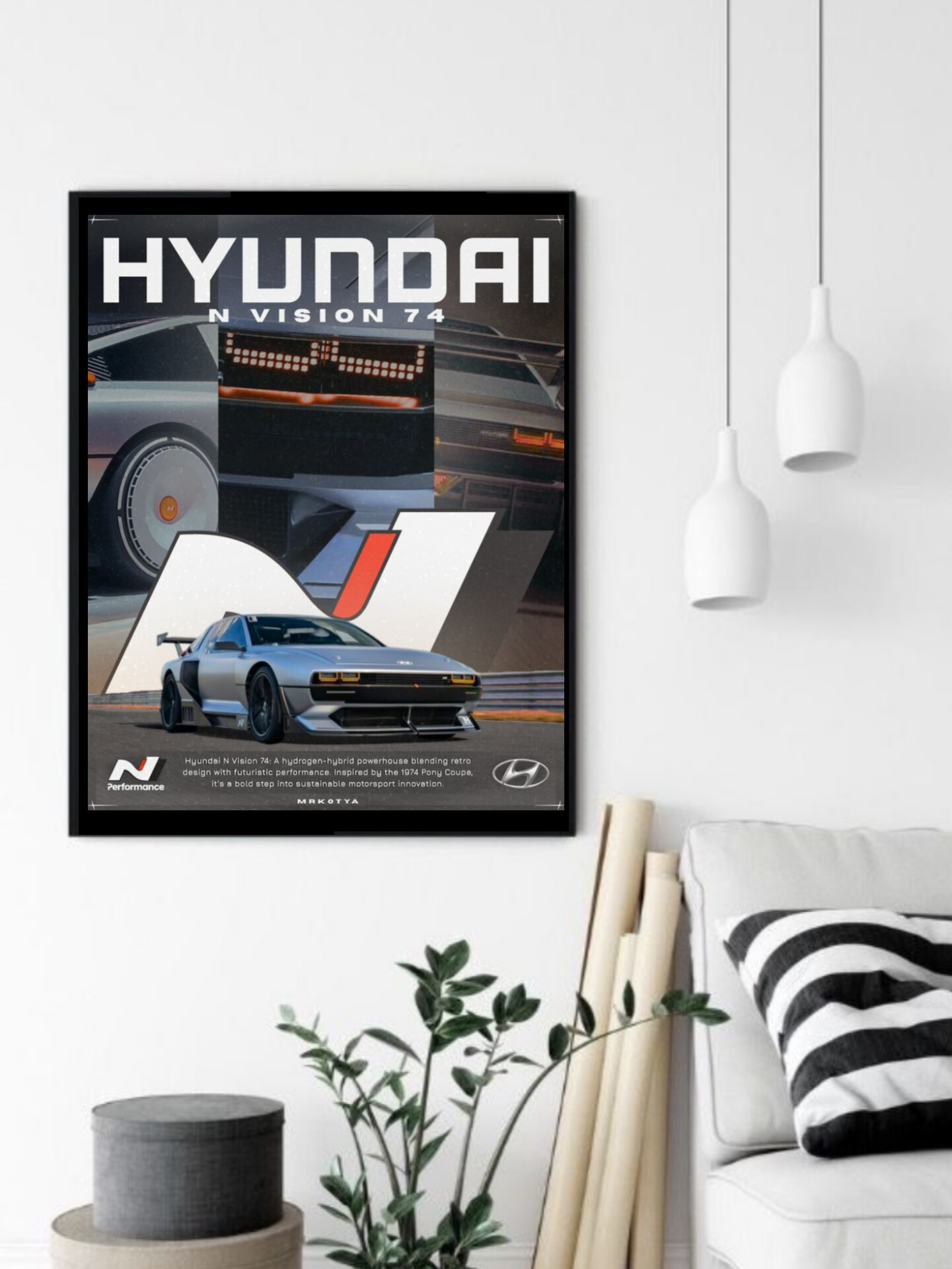 تابلو قاب عکس هیوندای hyundai
