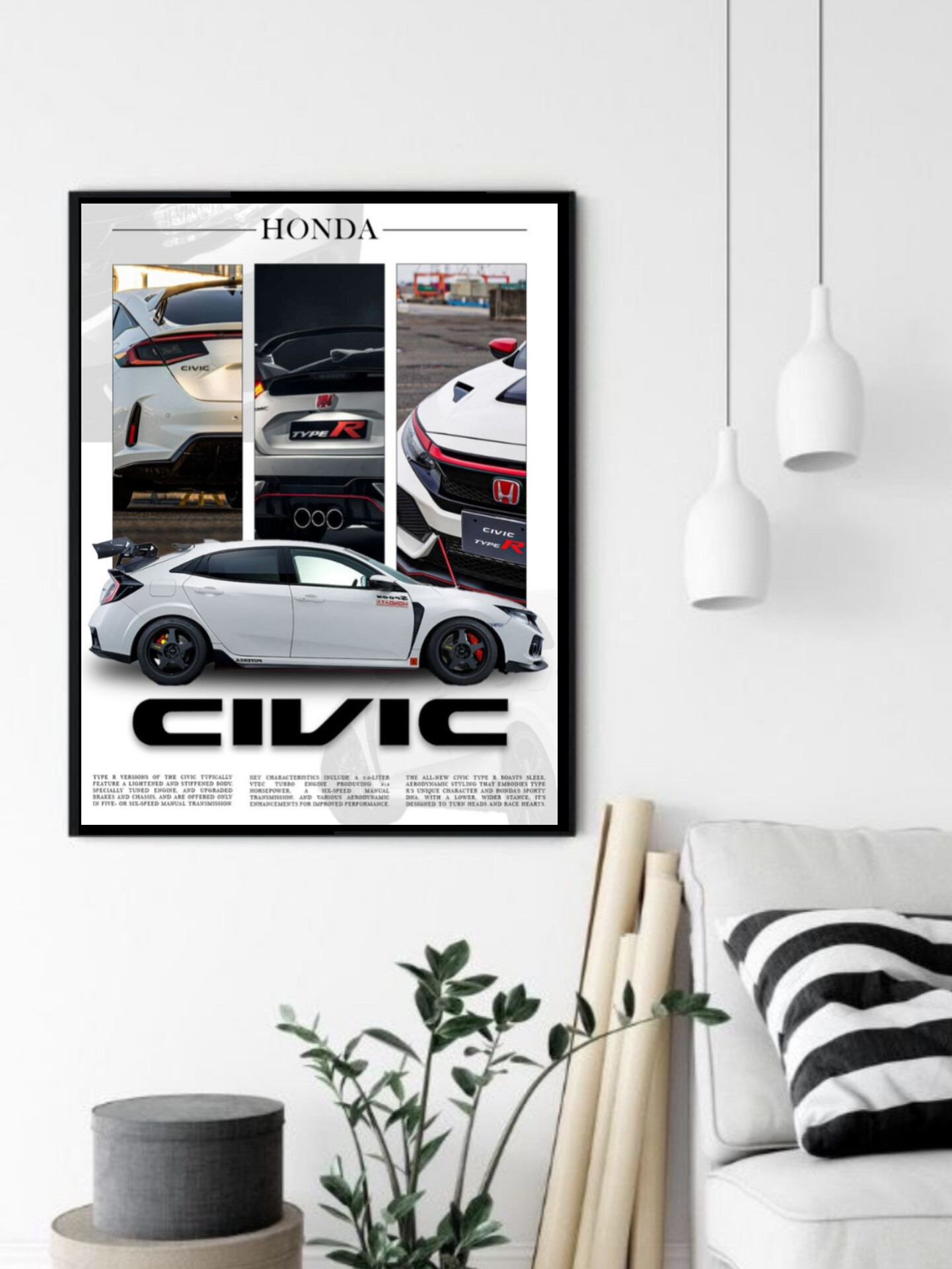 تابلو قاب عکس هوندا honda