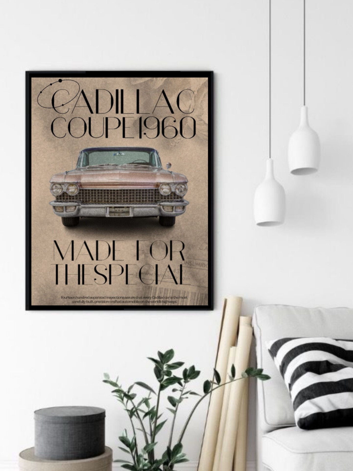 تابلو قاب عکس کادیلاک cadillac