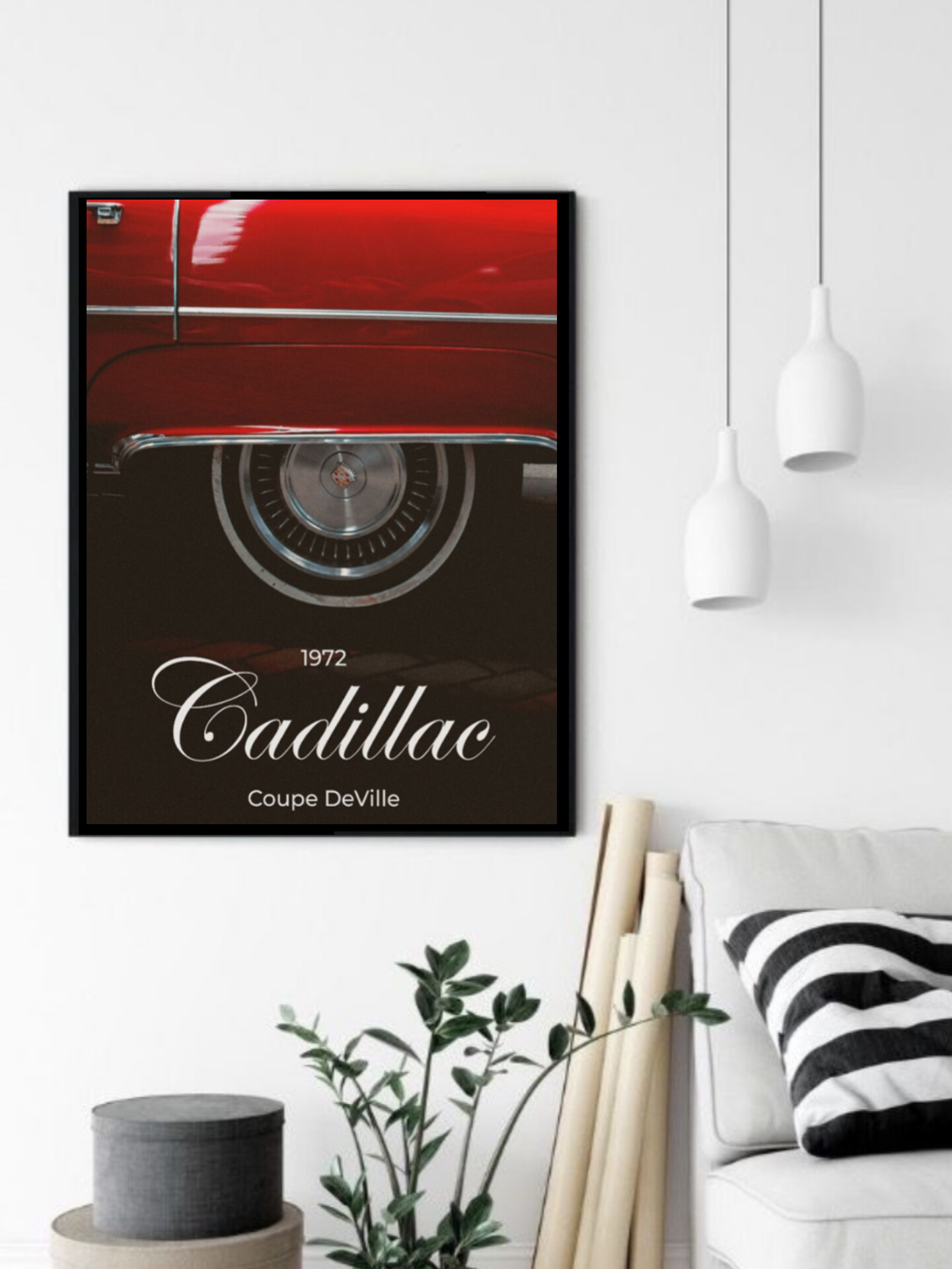 تابلو قاب عکس کادیلاک cadillac