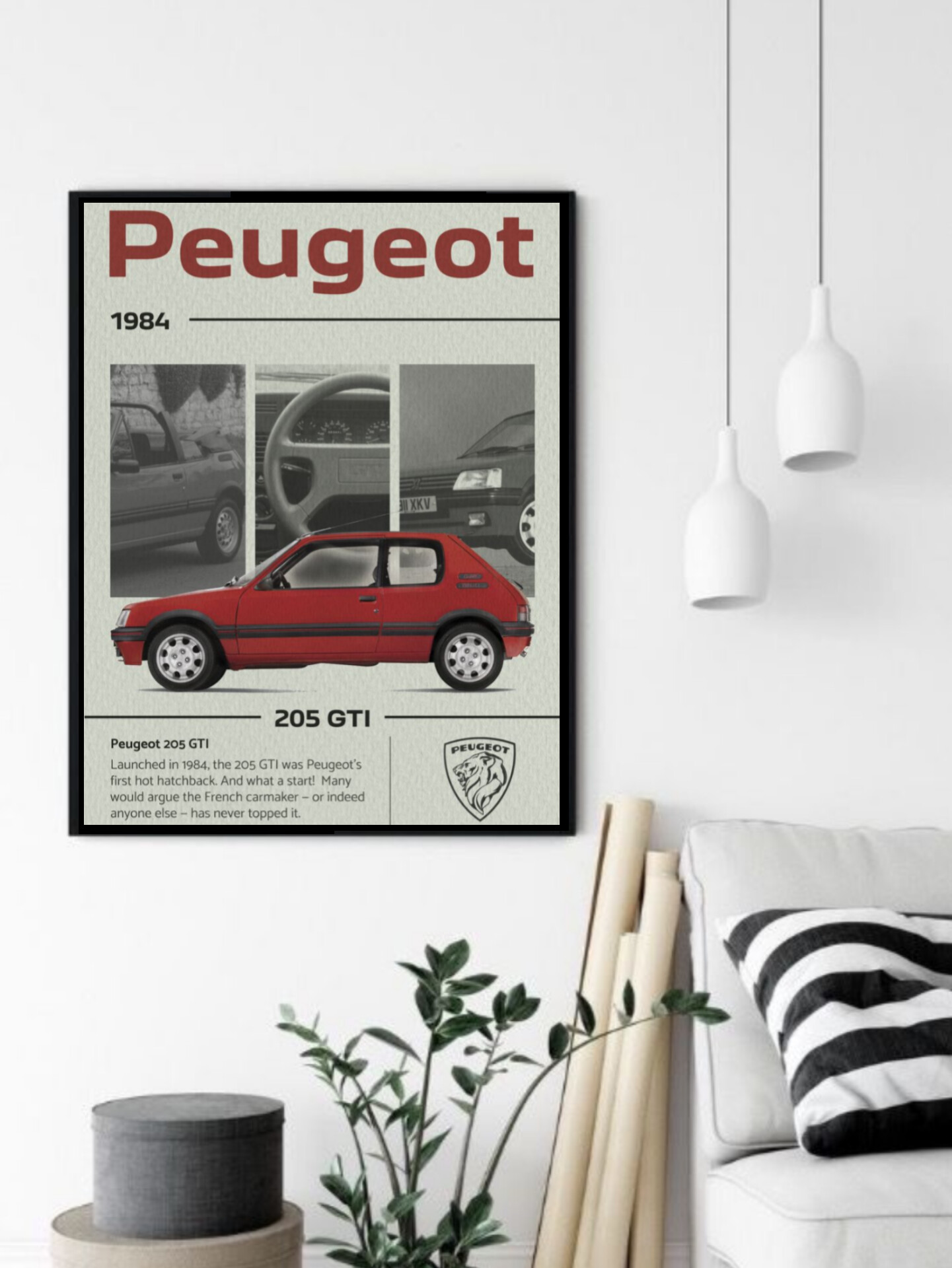 تابلو قاب عکس پژو peugeot