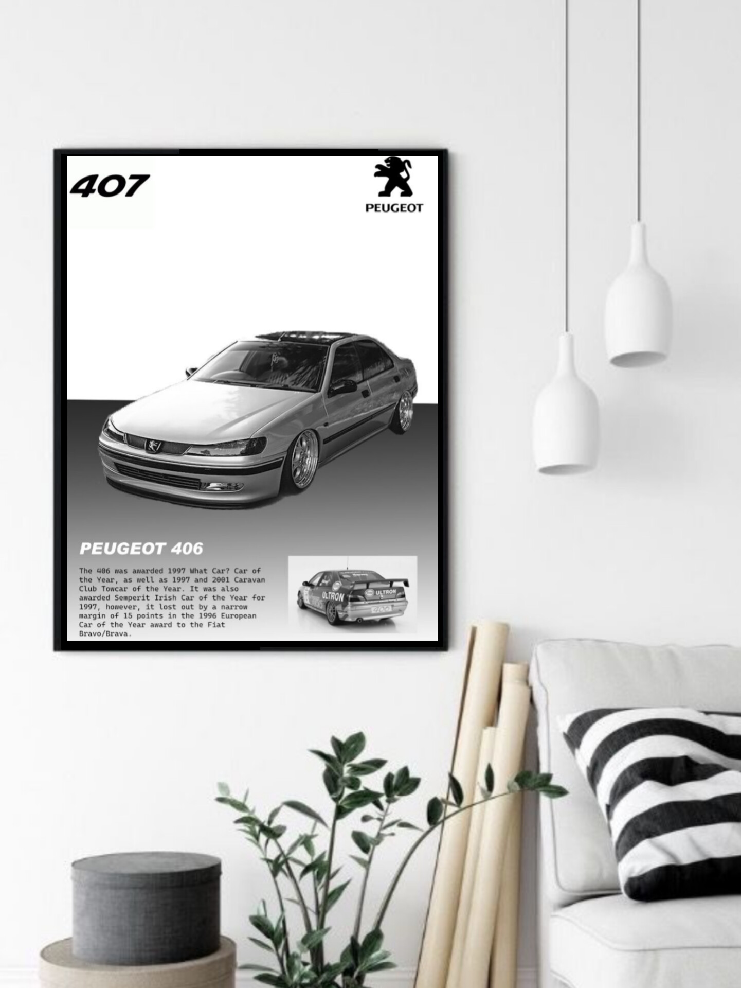 تابلو قاب عکس پژو peugeot