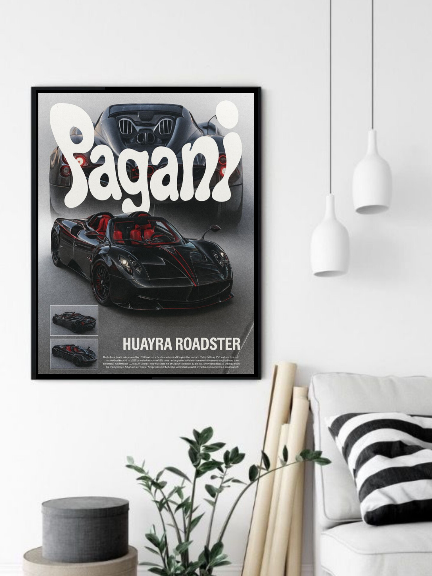 تابلو قاب عکس پاگانی pagani