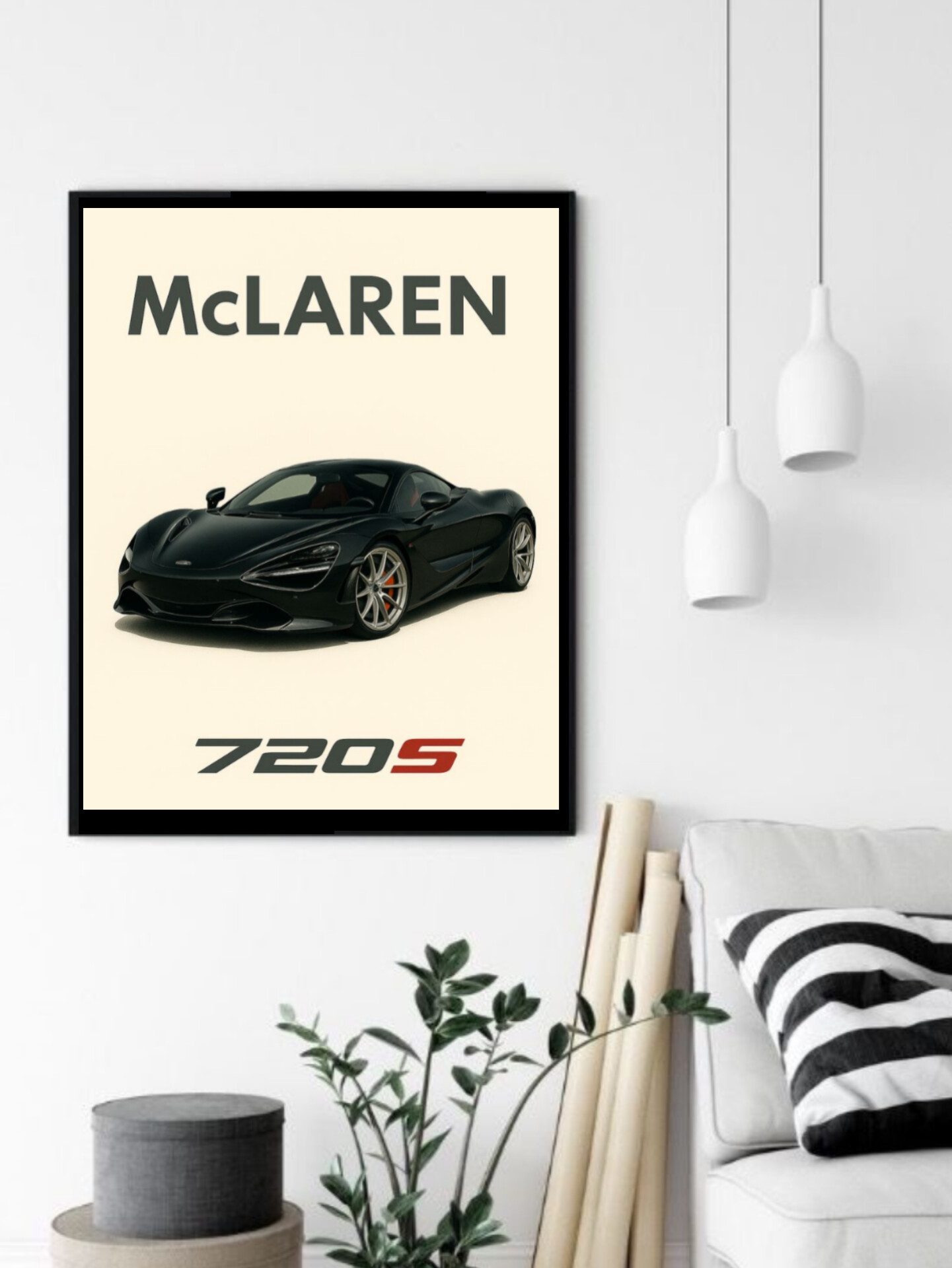 تابلو قاب عکس مک لارن mclaren