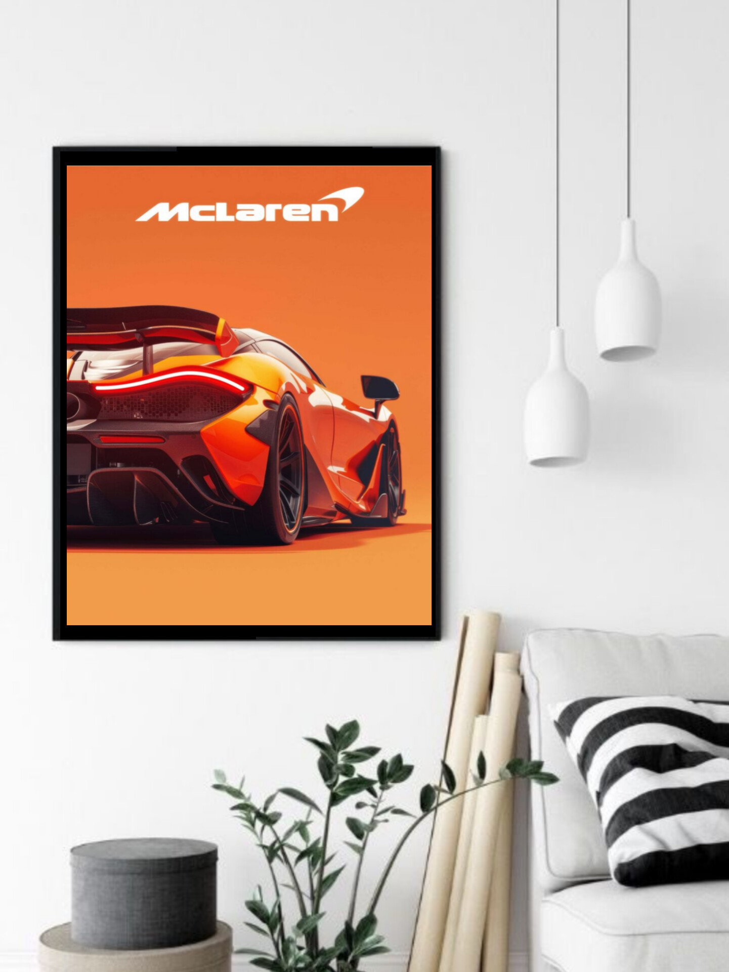 تابلو قاب عکس مک لارن mclaren