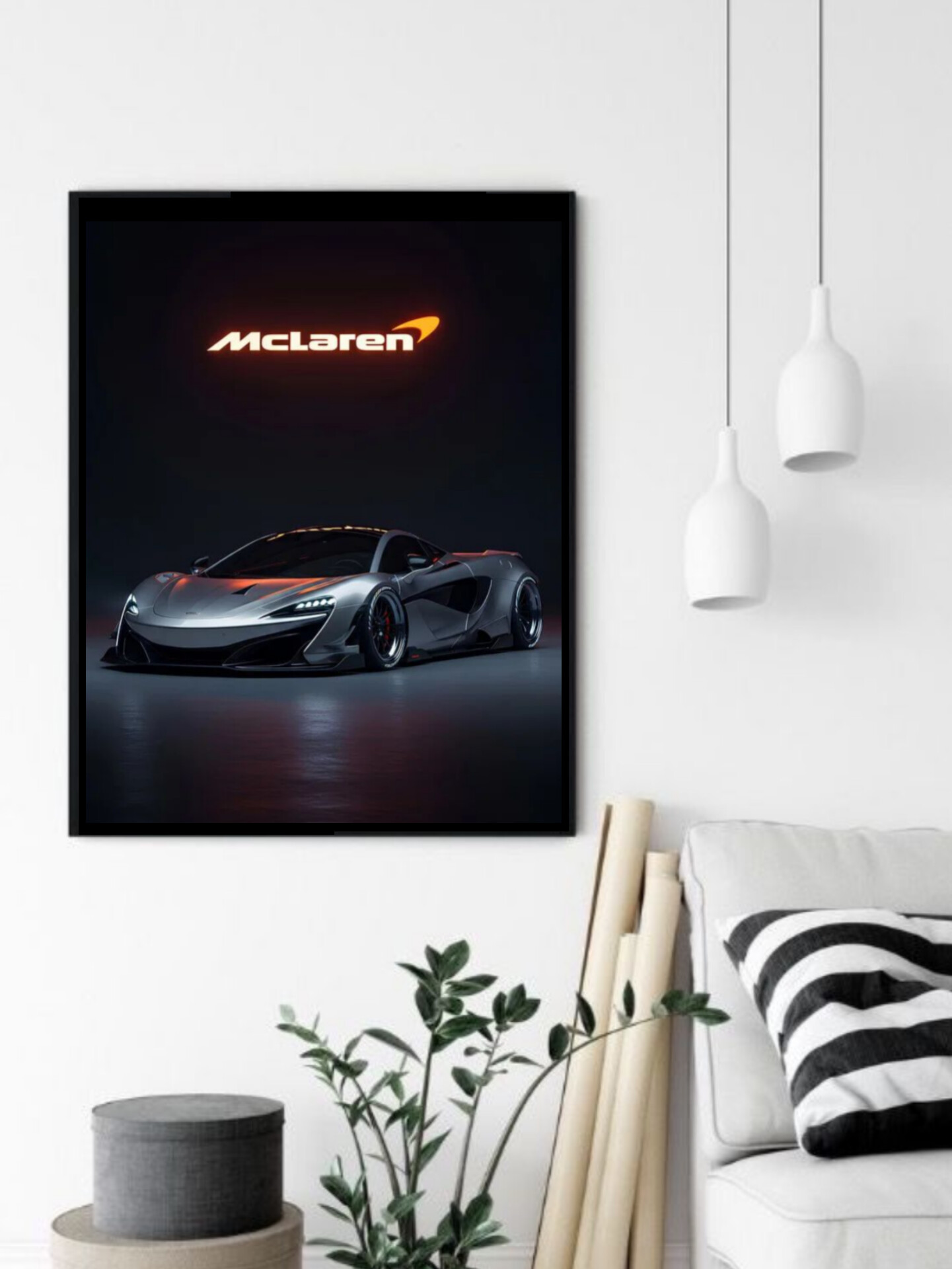 تابلو قاب عکس مک لارن mclaren