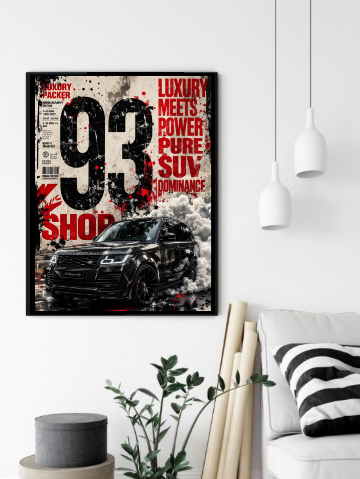 تابلو قاب عکس رنجوور range rover