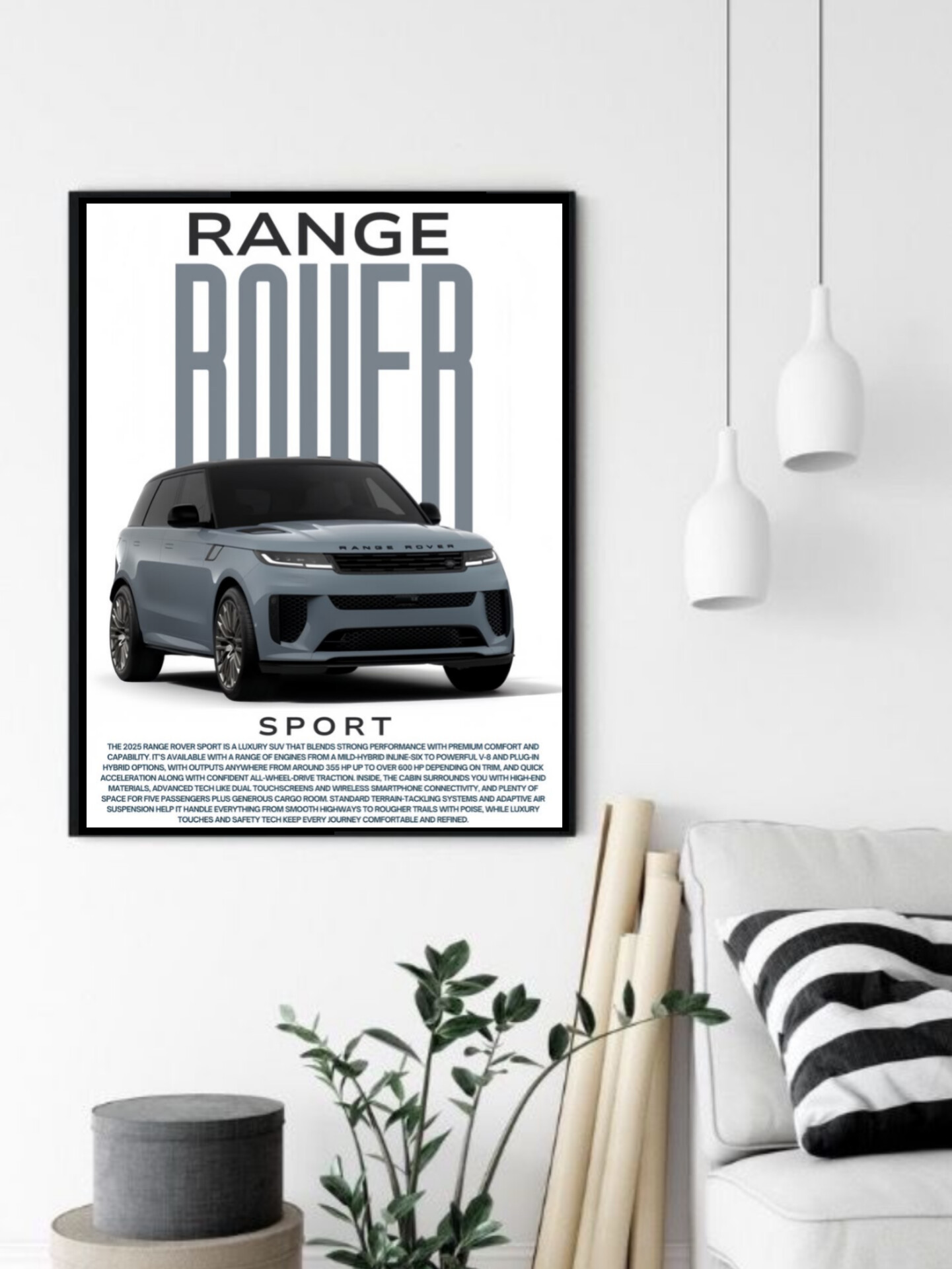 تابلو قاب عکس رنجوور range rover