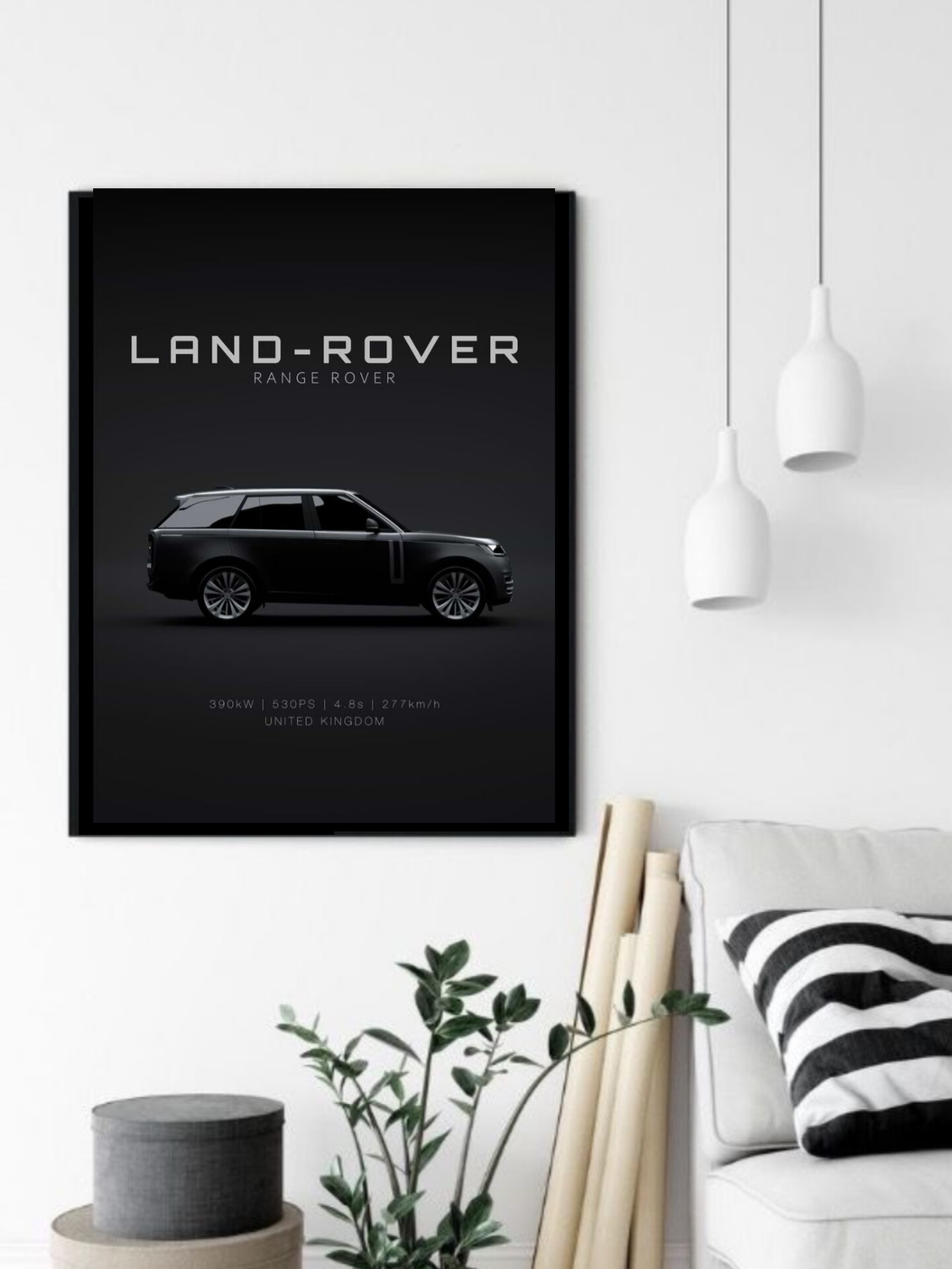 تابلو قاب عکس رنجوور range rover