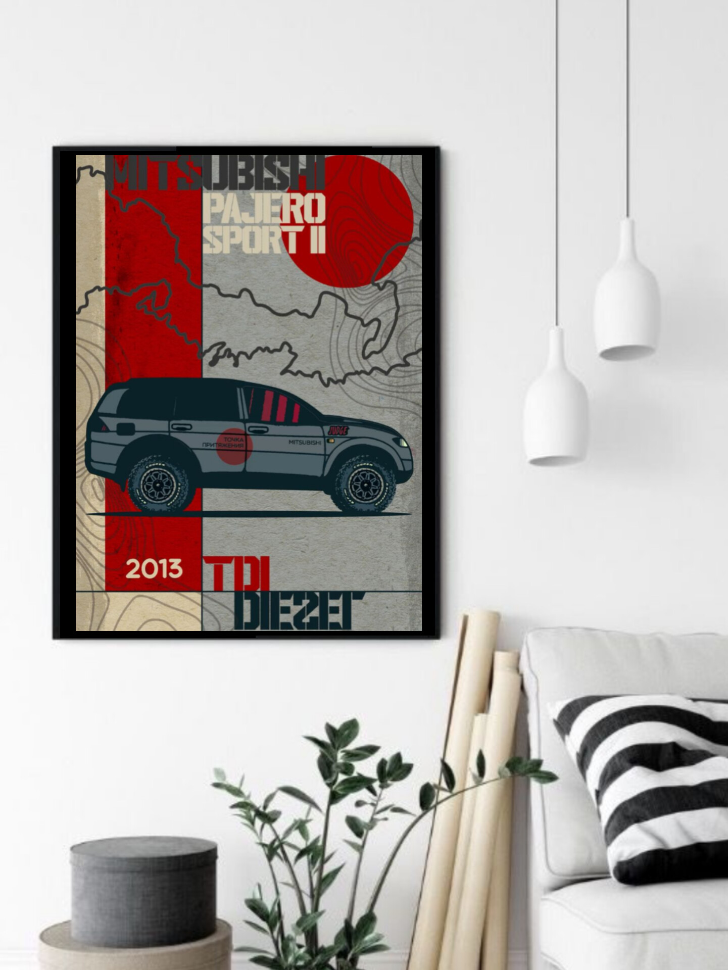 تابلو قاب عکس میتسوبیشی mitsubishi