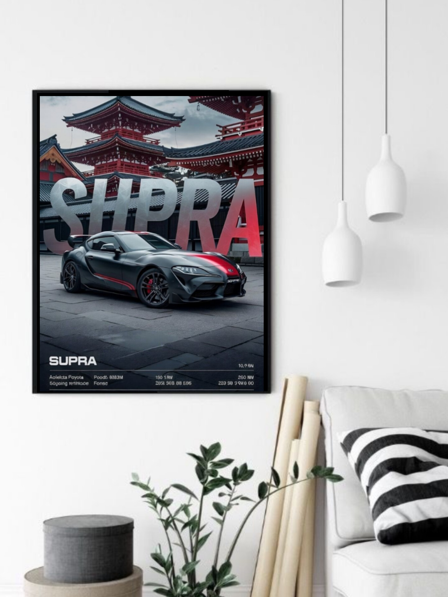 تابلو قاب عکس تویوتا toyota