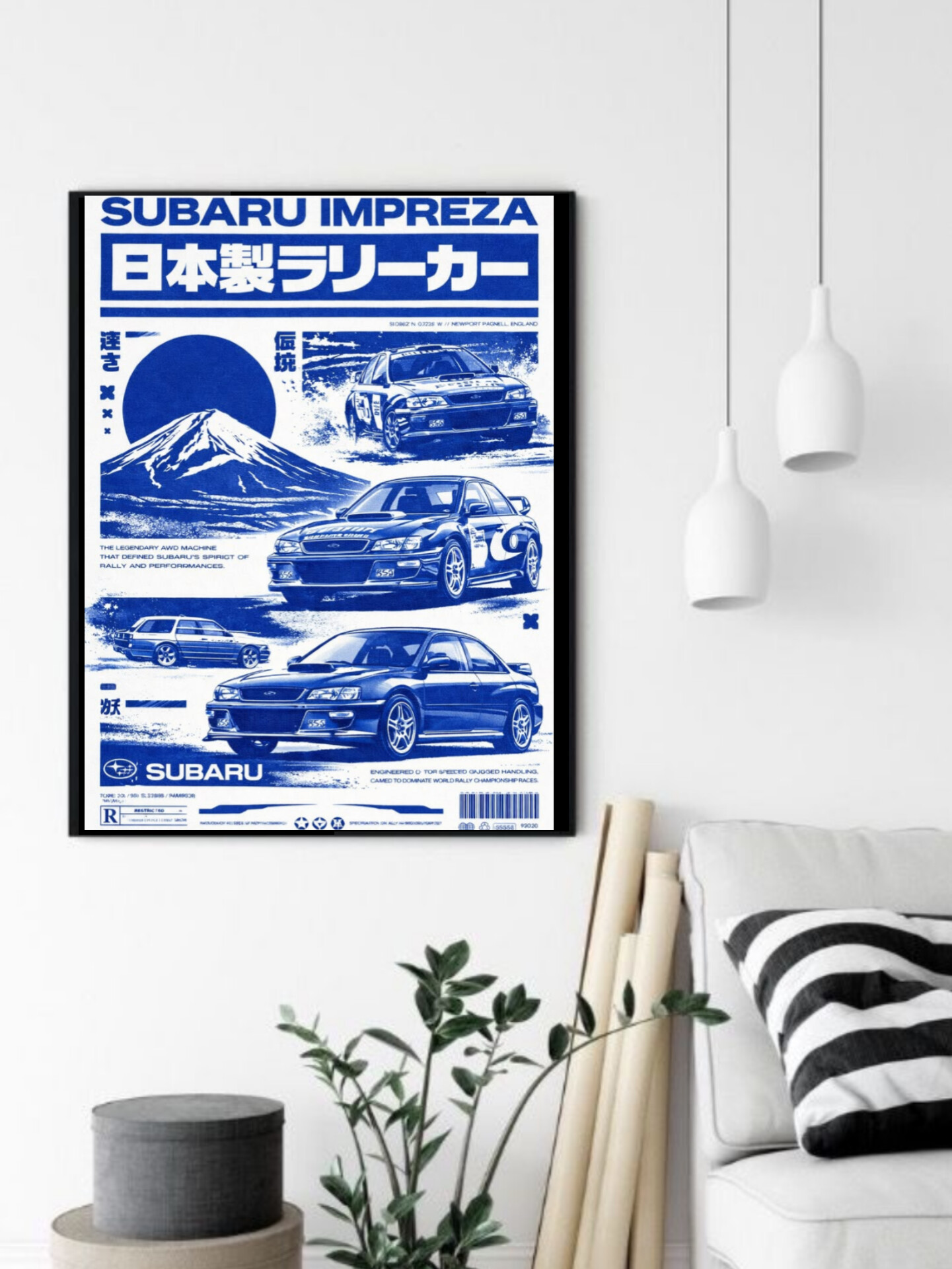 تابلو قاب عکس سوبارو subaru