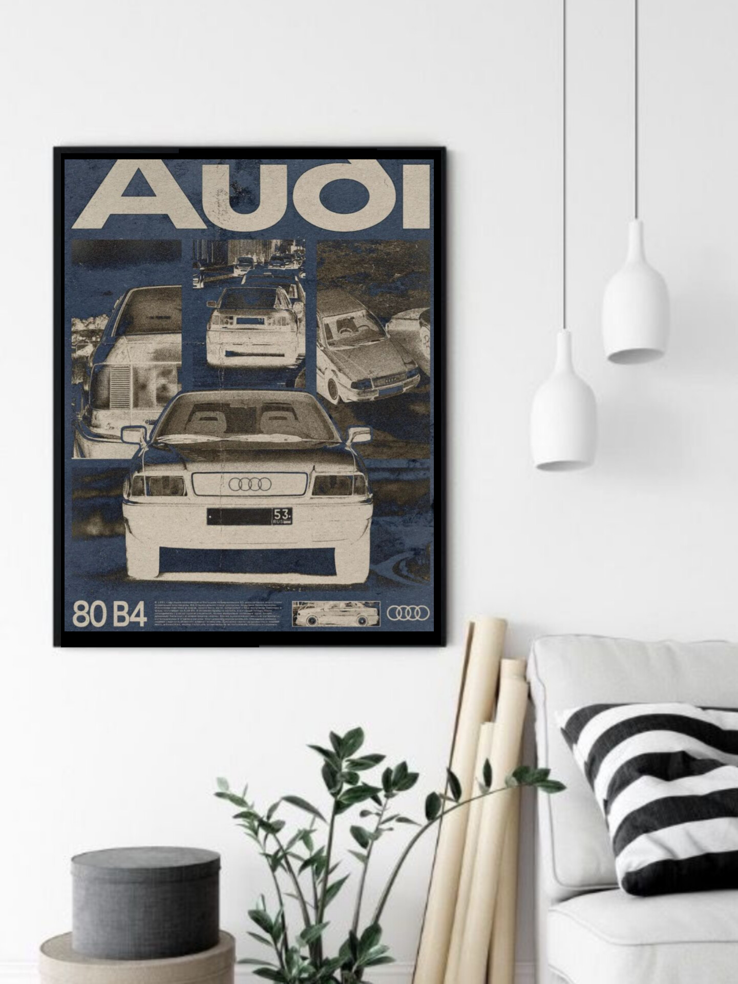 تابلو قاب عکس آئودی audi