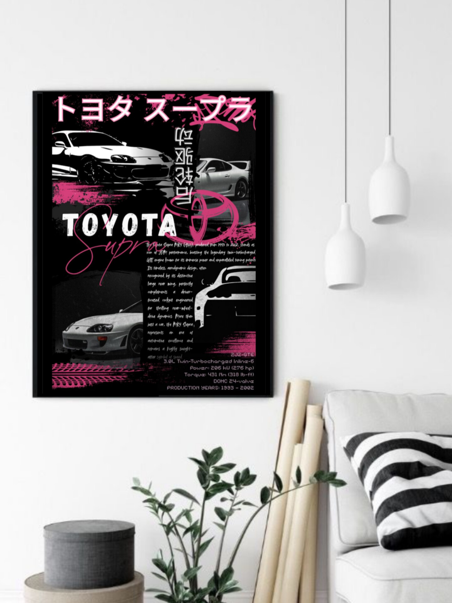 تابلو قاب عکس تویوتا toyota