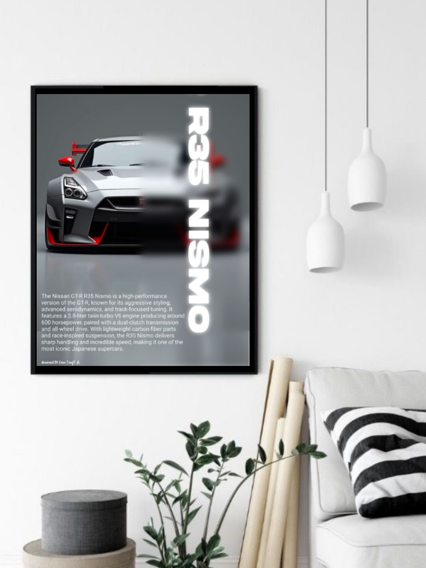 تابلو قاب عکس نیسان nissan