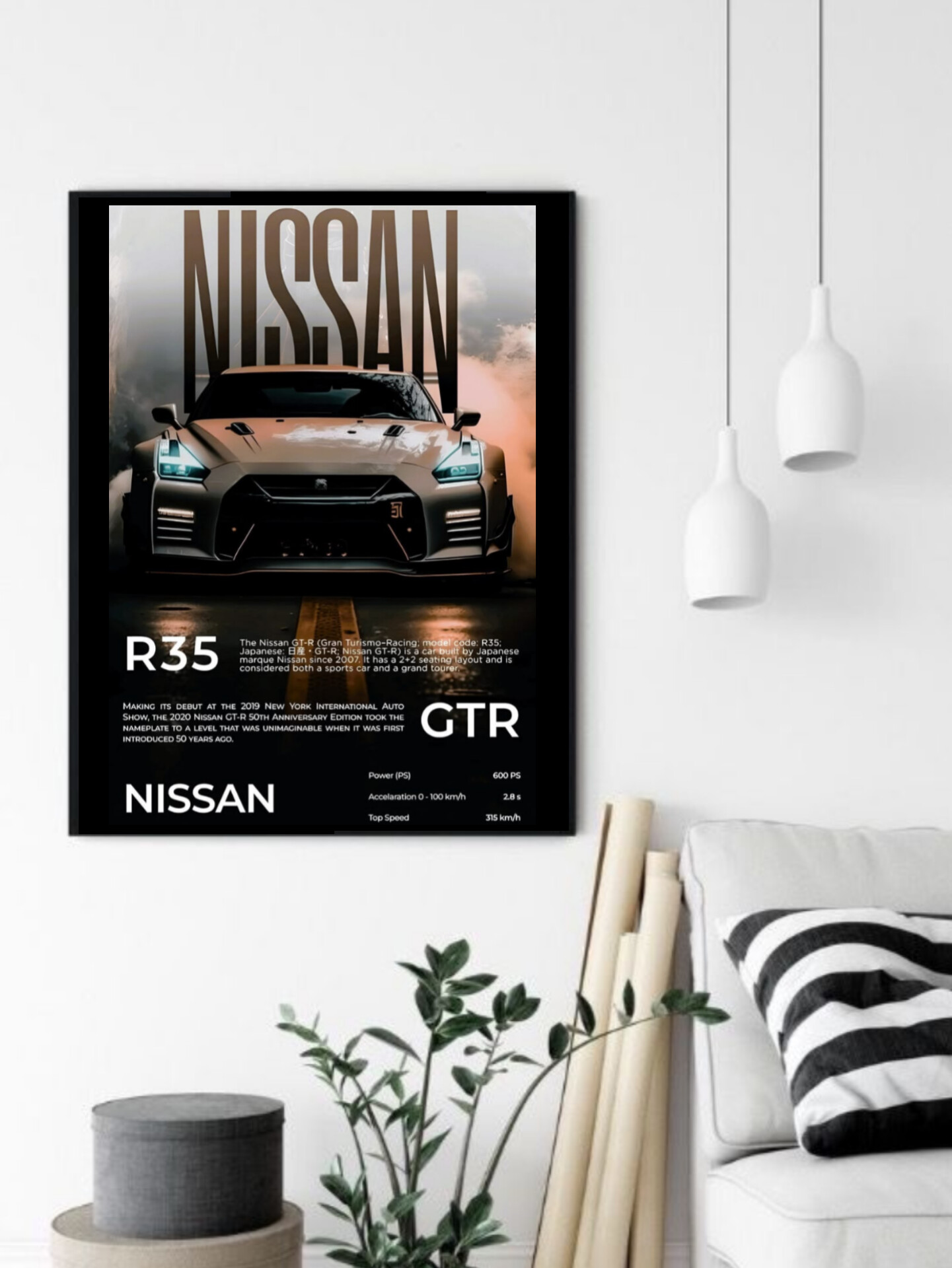 تابلو قاب عکس نیسان nissan