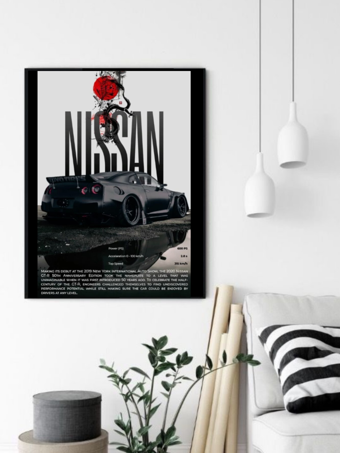 تابلو قاب عکس نیسان nissan