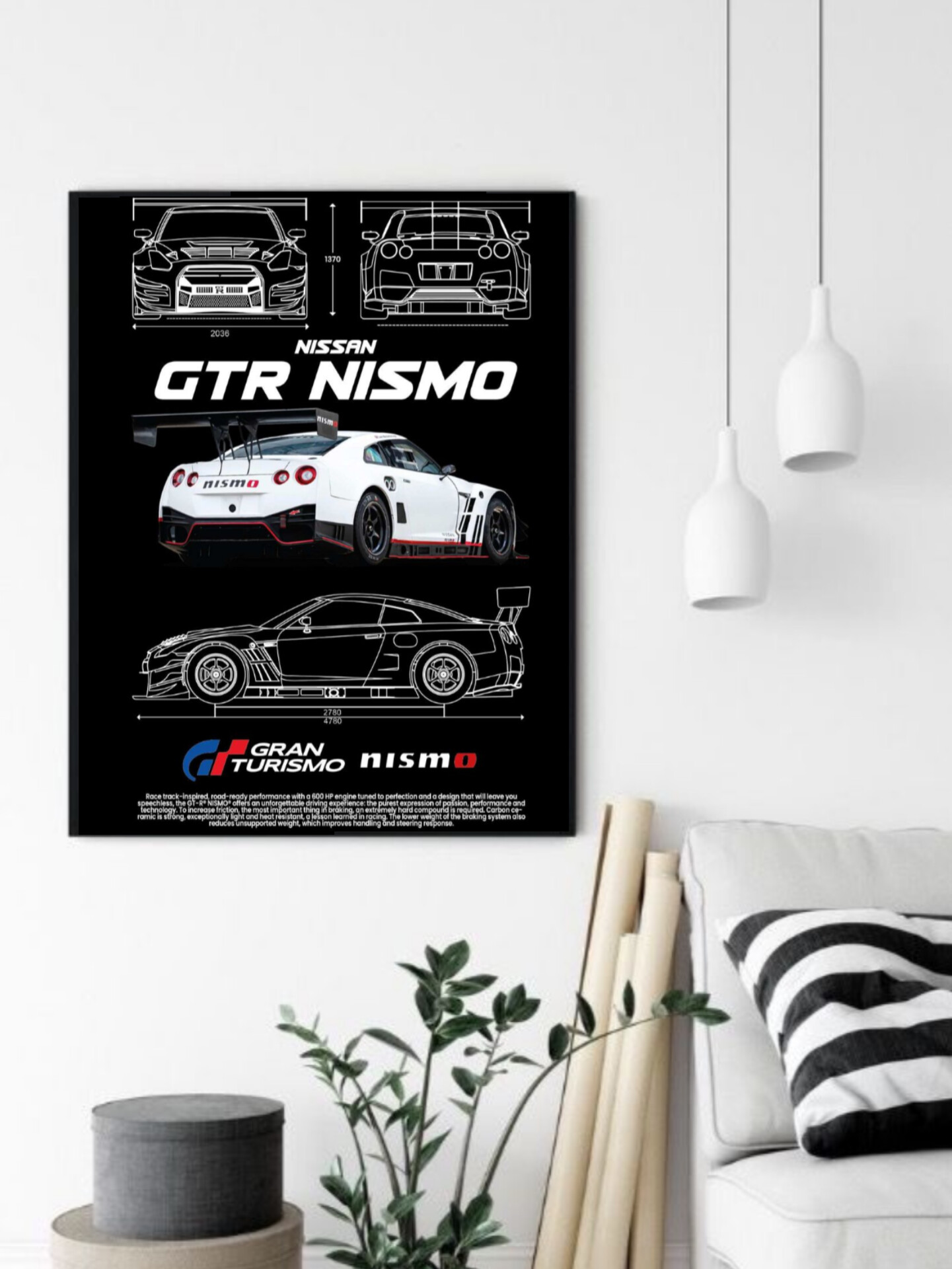 تابلو قاب عکس نیسان nissan