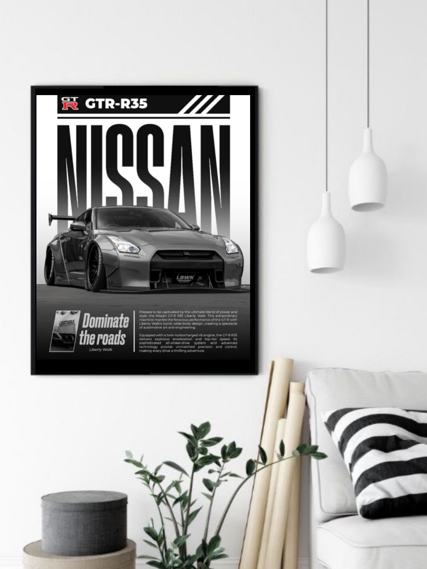 تابلو قاب عکس نیسان nissan