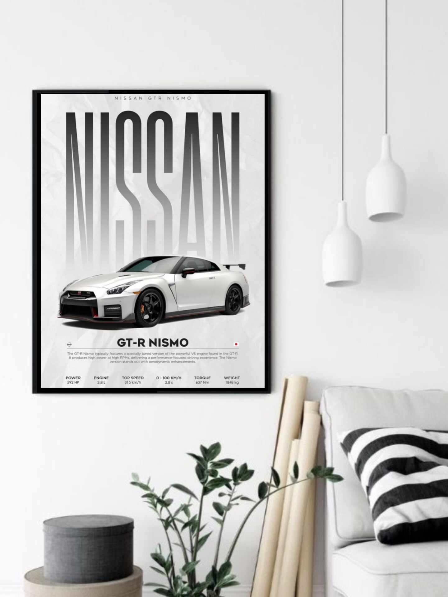 تابلو قاب عکس نیسان nissan