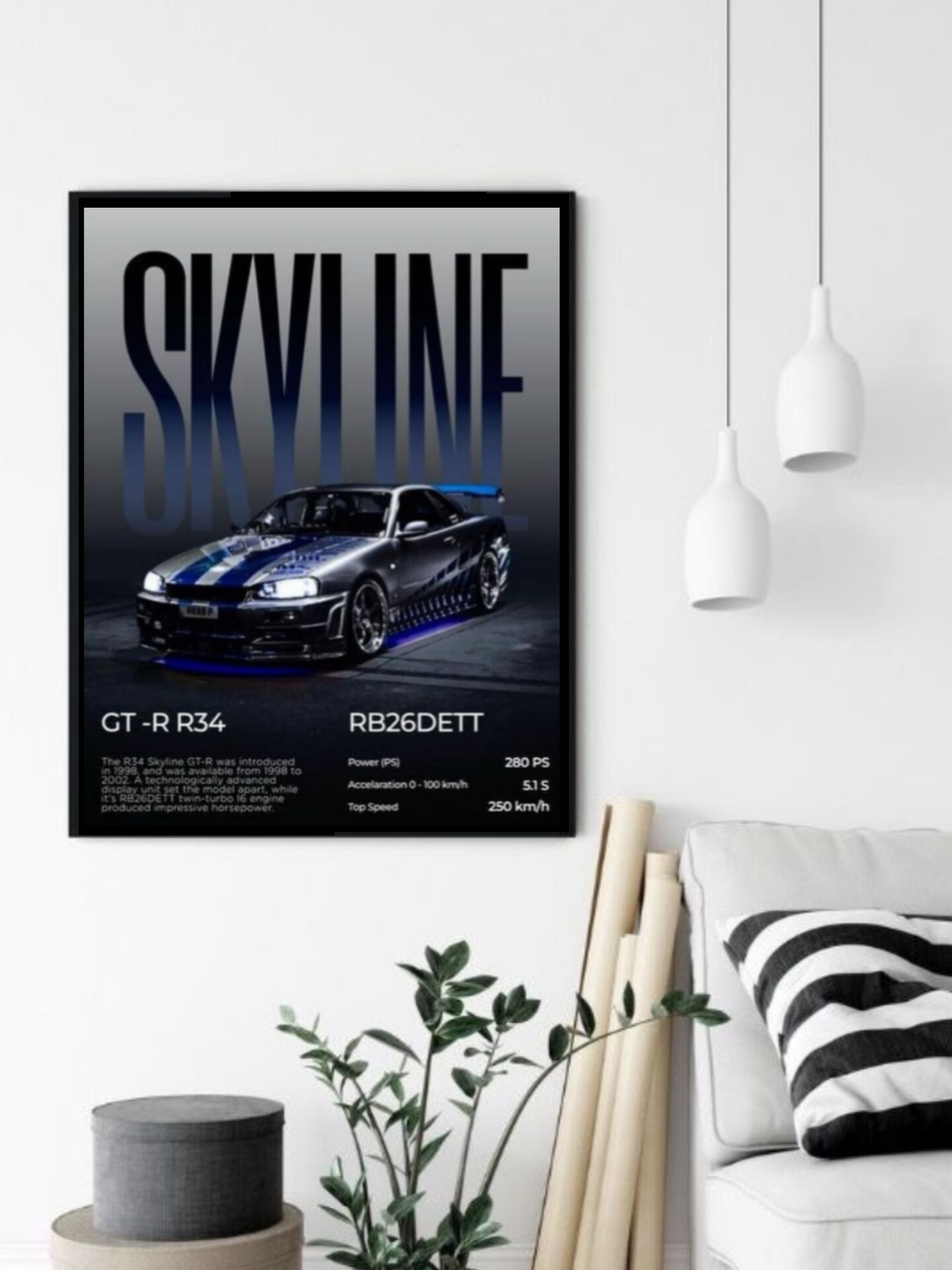 تابلو قاب عکس نیسان nissan