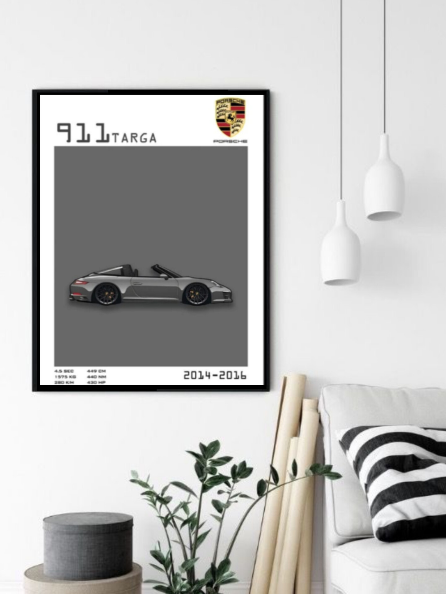 تابلو قاب عکس فراری ferrari