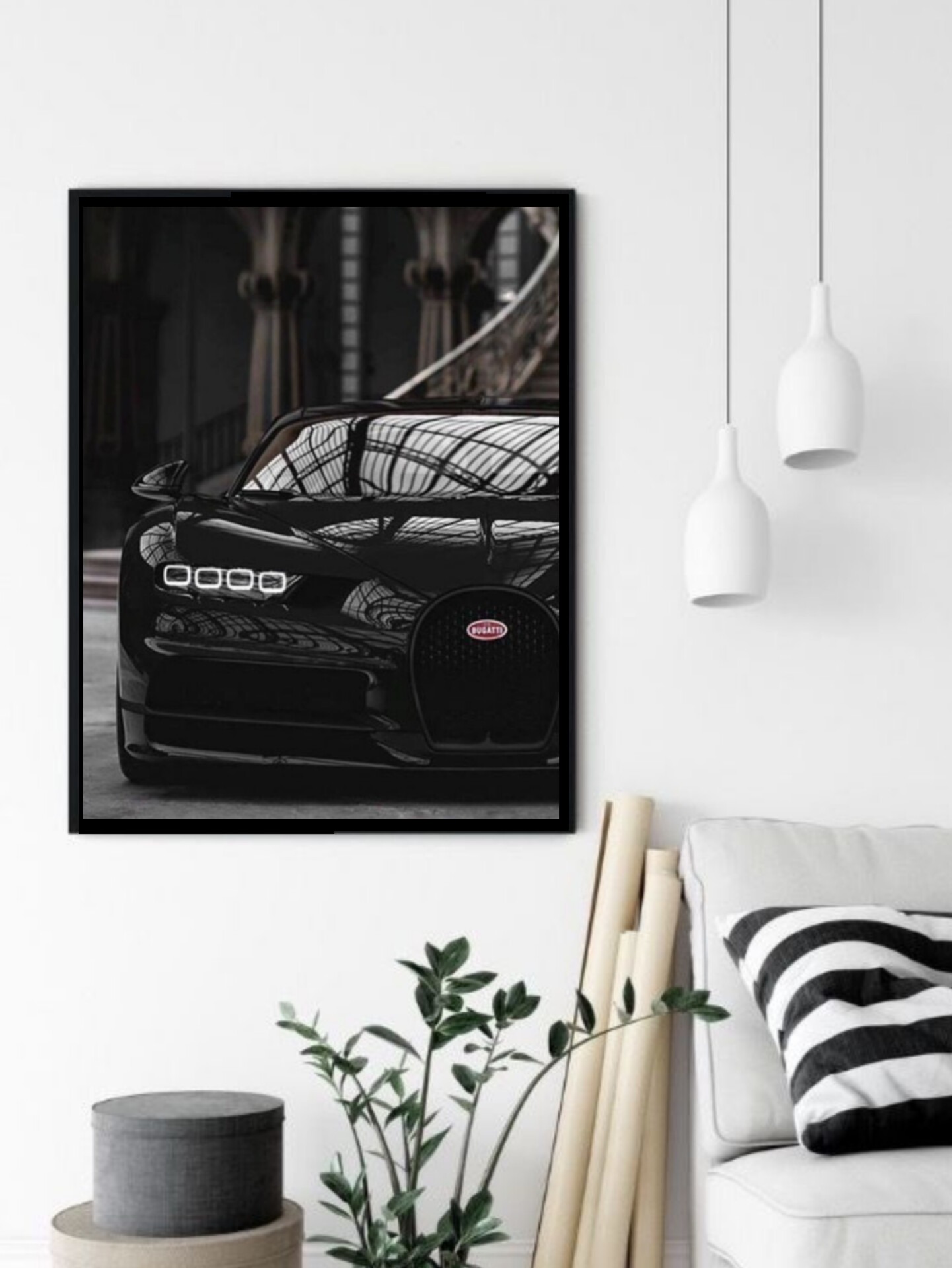 تابلو قاب عکس بوگاتی bugatti