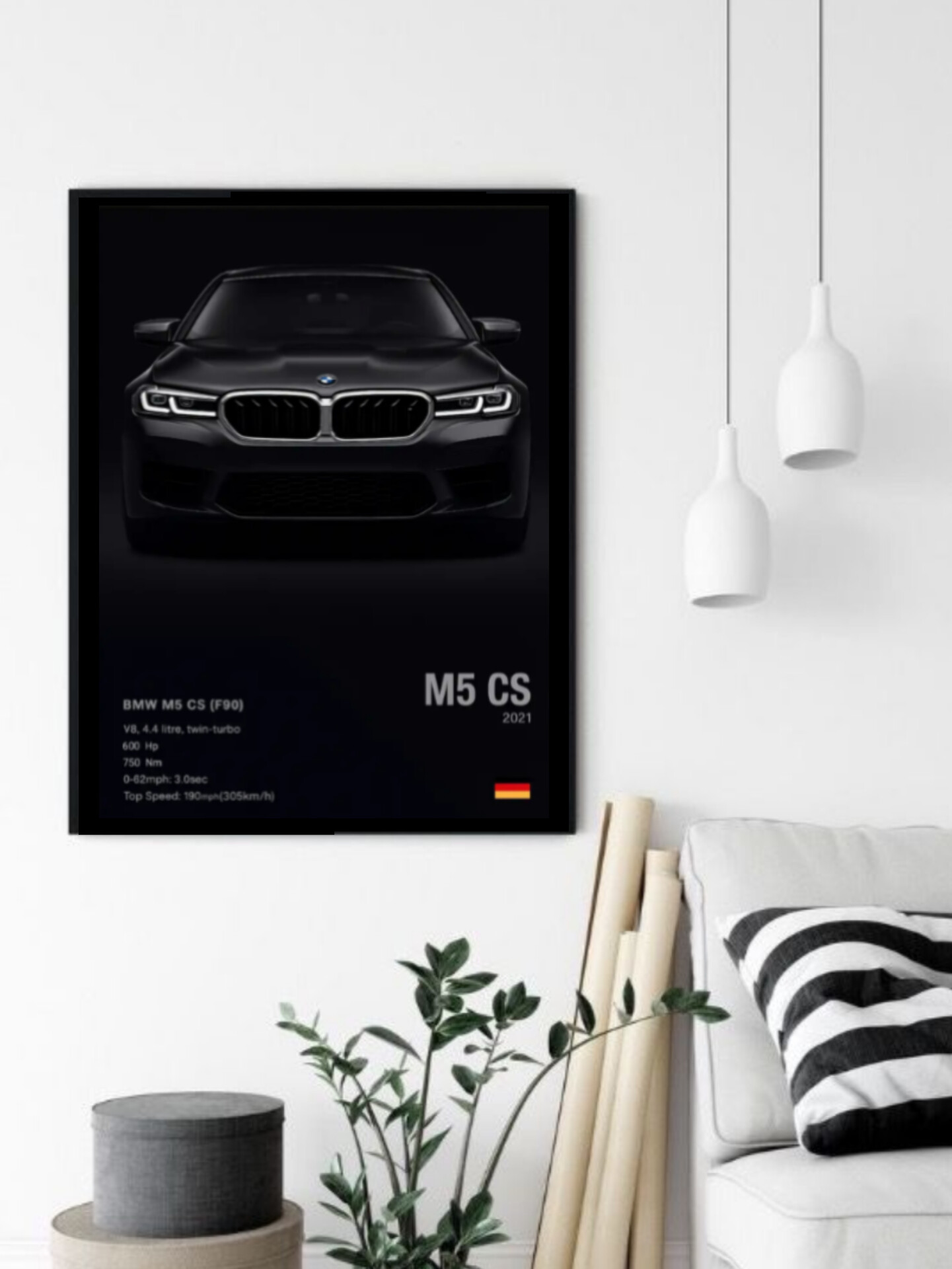 تابلو قاب عکس بی ام و bmw