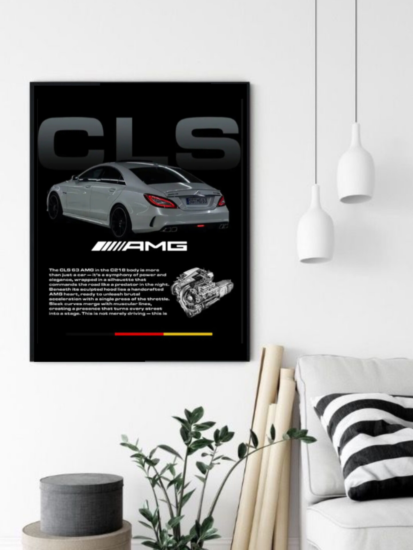 تابلو قاب عکس مرسدس بنز mercedes benz
