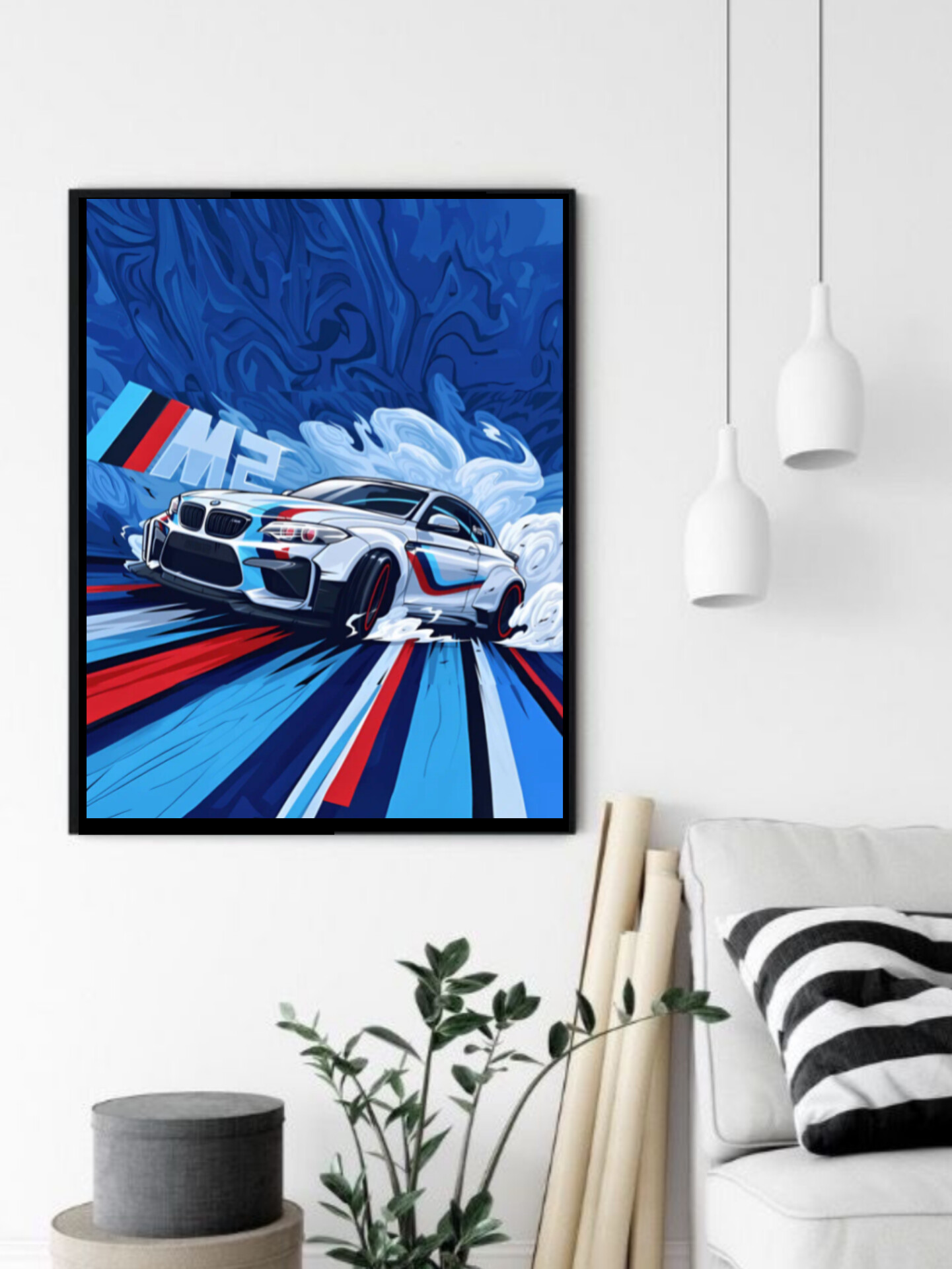 تابلو قاب عکس بی ام و bmw