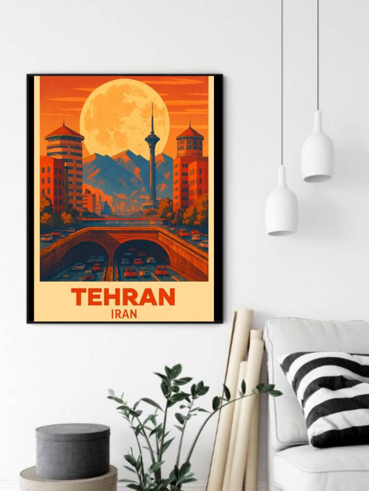 تابلو قاب عکس تهران