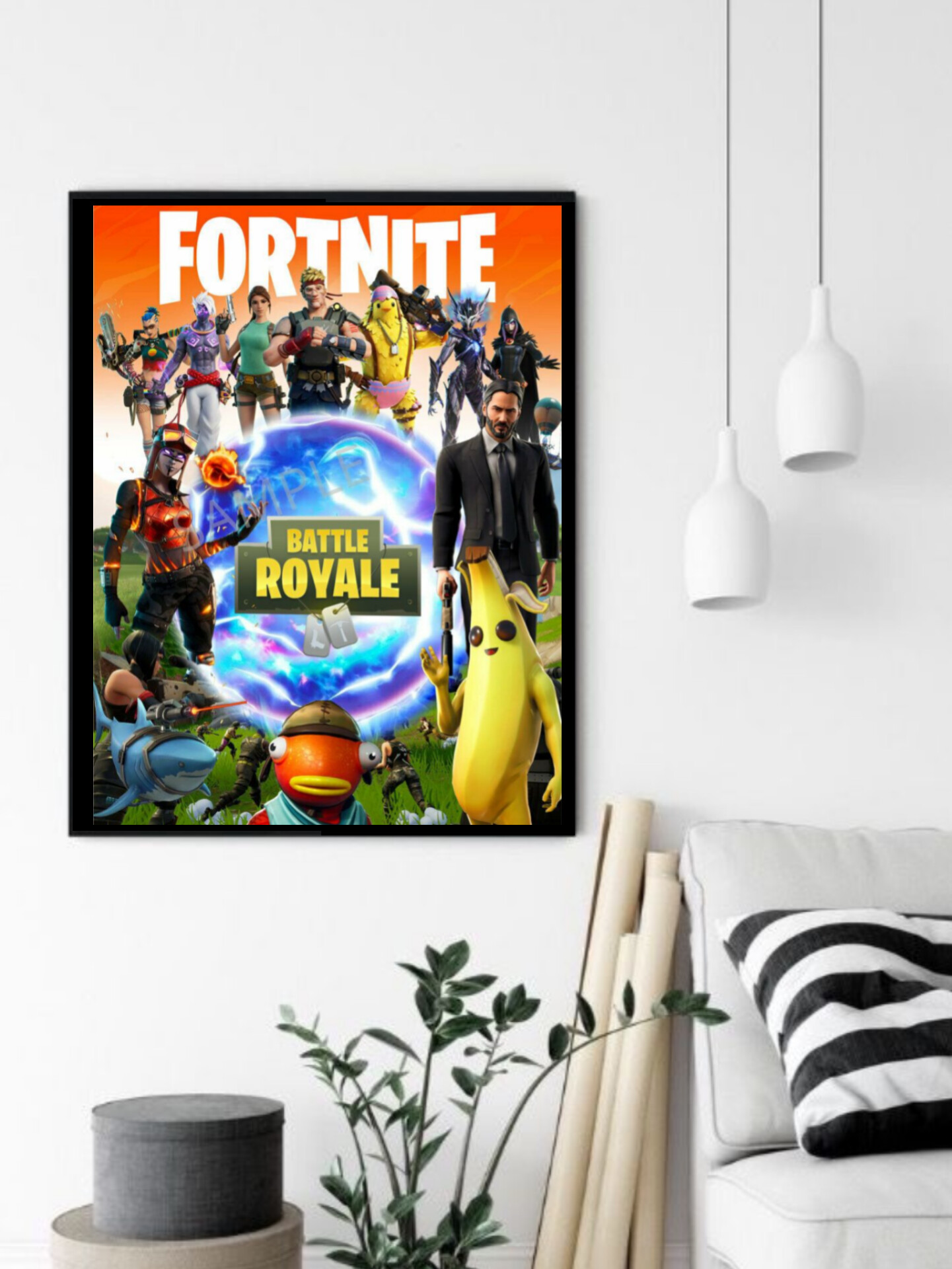تابلو قاب عکس فورتنایت