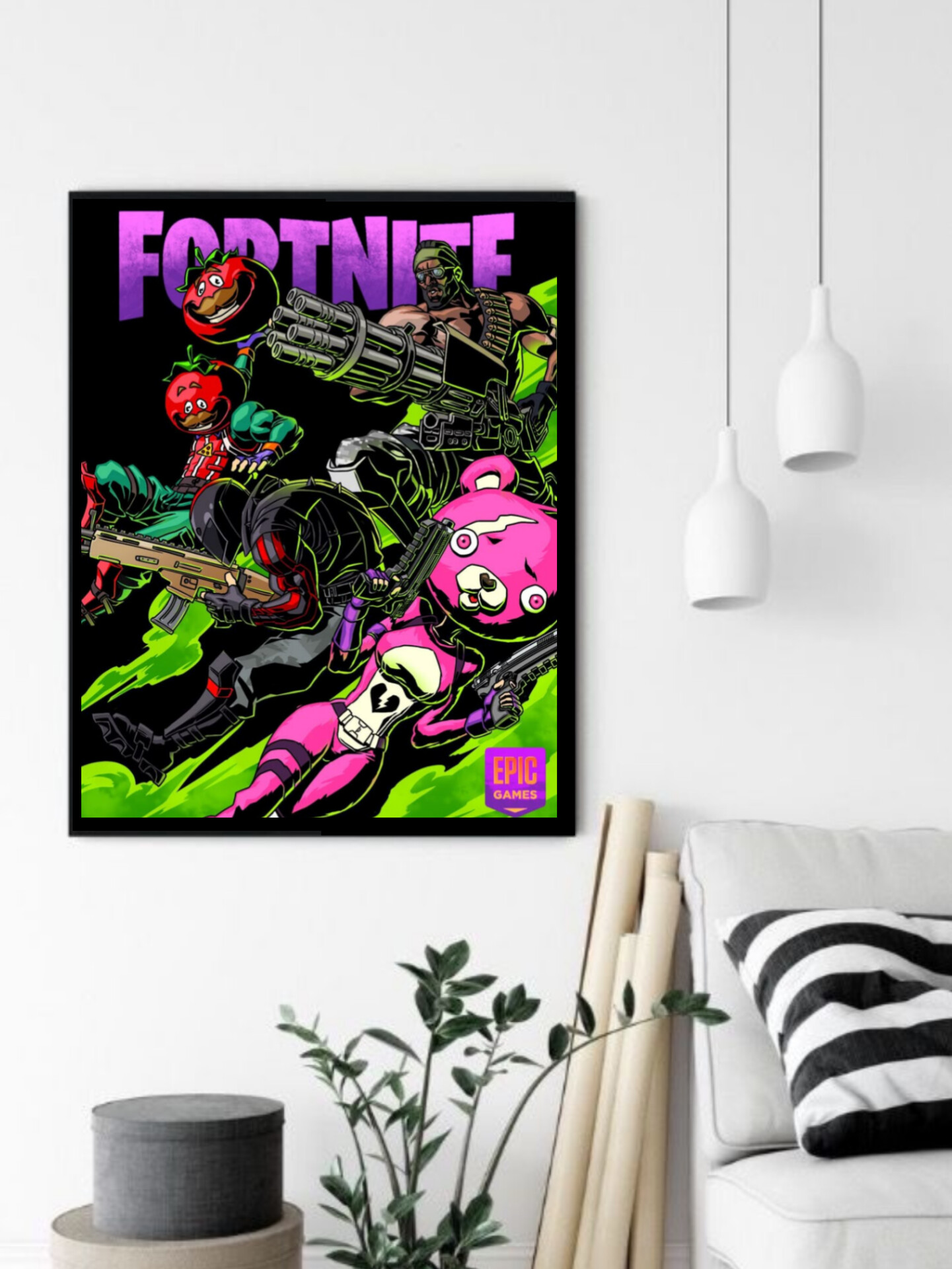 تابلو قاب عکس فورتنایت