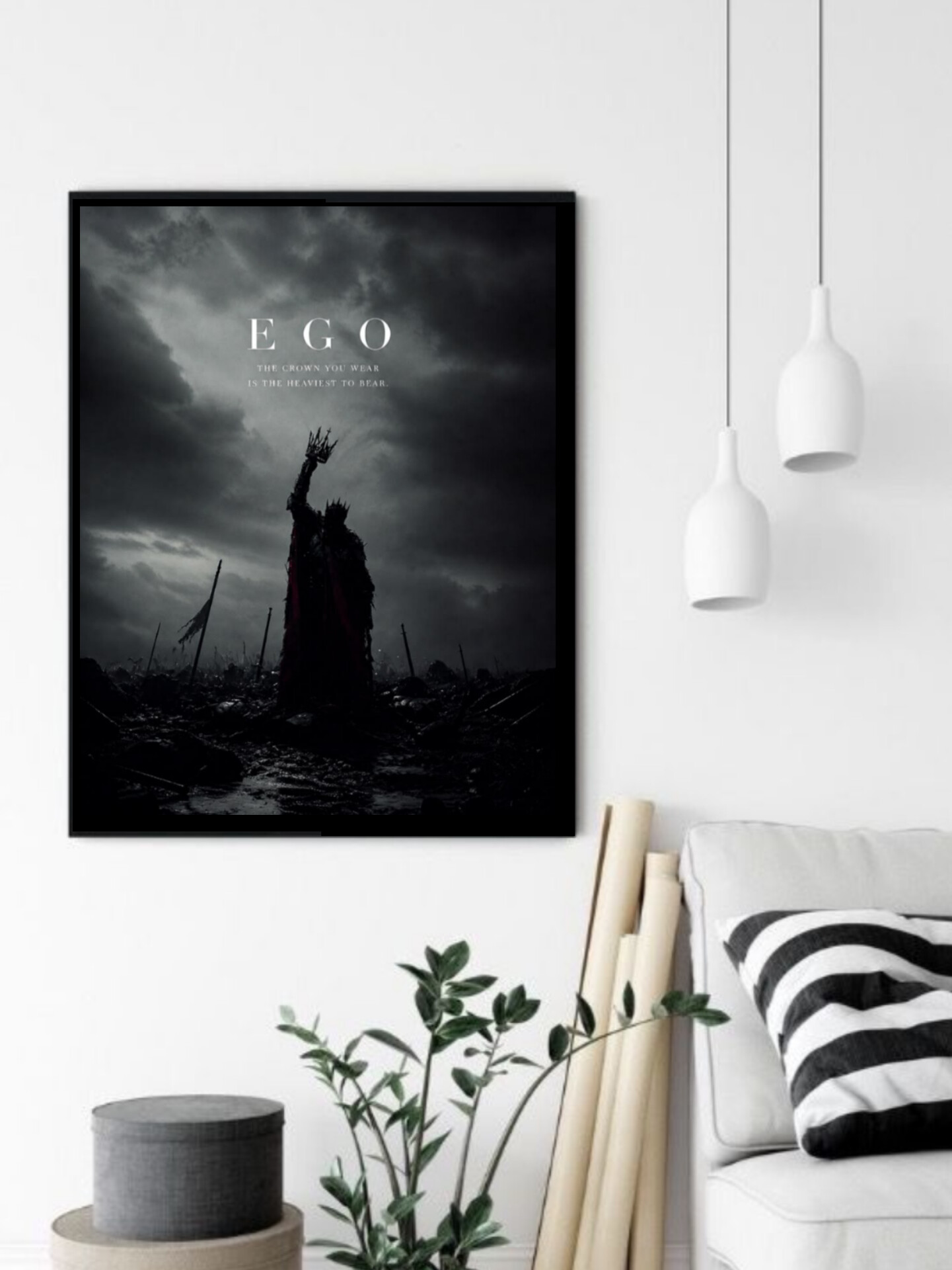 تابلو قاب عکس غرور EGO
